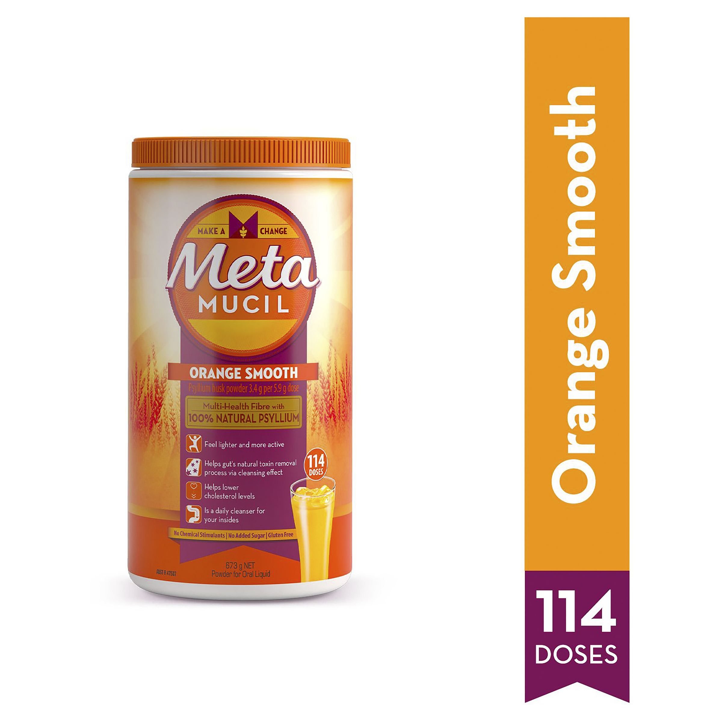 METAMUCIL ORANGE SMOOTH 673G 114 DOSES - Image 8