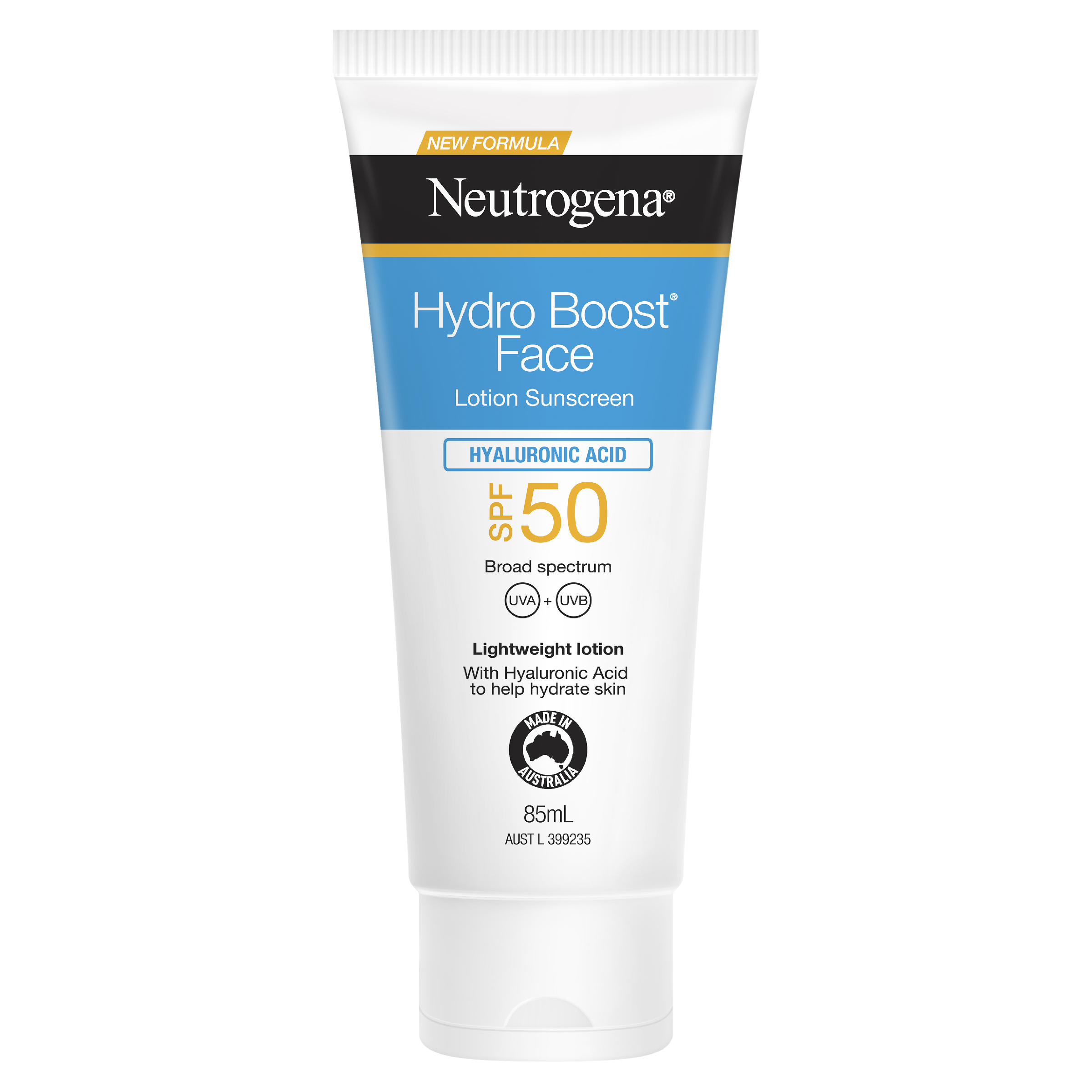 NEUTROGENA HYDRO BOOST FACE LOTION SUNSCREEN SPF50+ 85ML