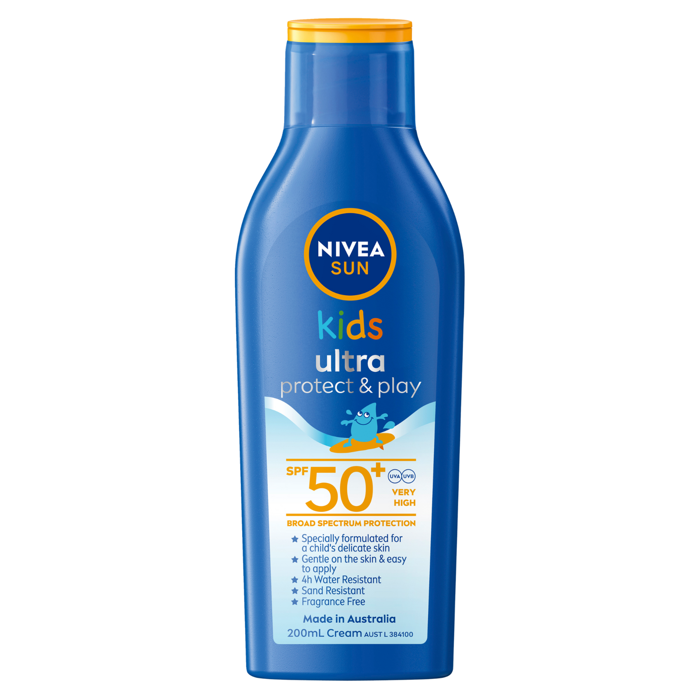 NIVEA KIDS PROTECT & PLAY ULTRA BEACH SUNSCREEN SPF50+ 200ML