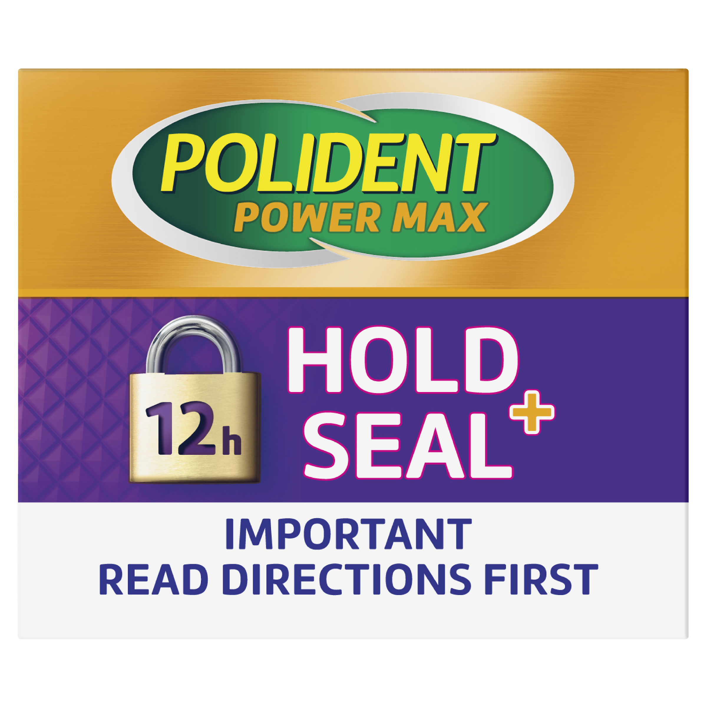 POLIDENT DENTURE ADHESIVE HOLD & SEAL CREAM 40G - Image 3