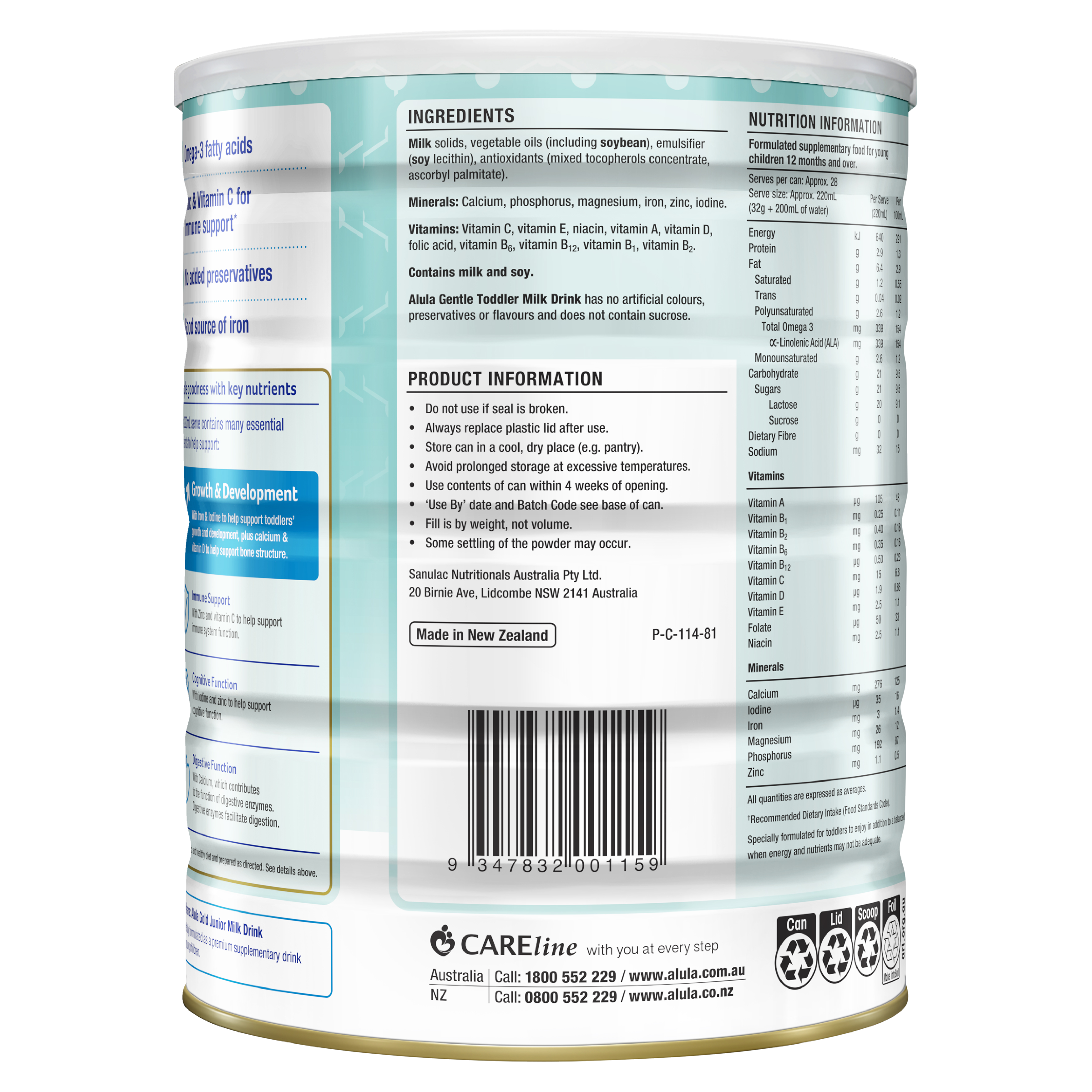 S26 ALULA ORIGINAL TODDLER MILK DRINK STAGE 3 900G - Image 4