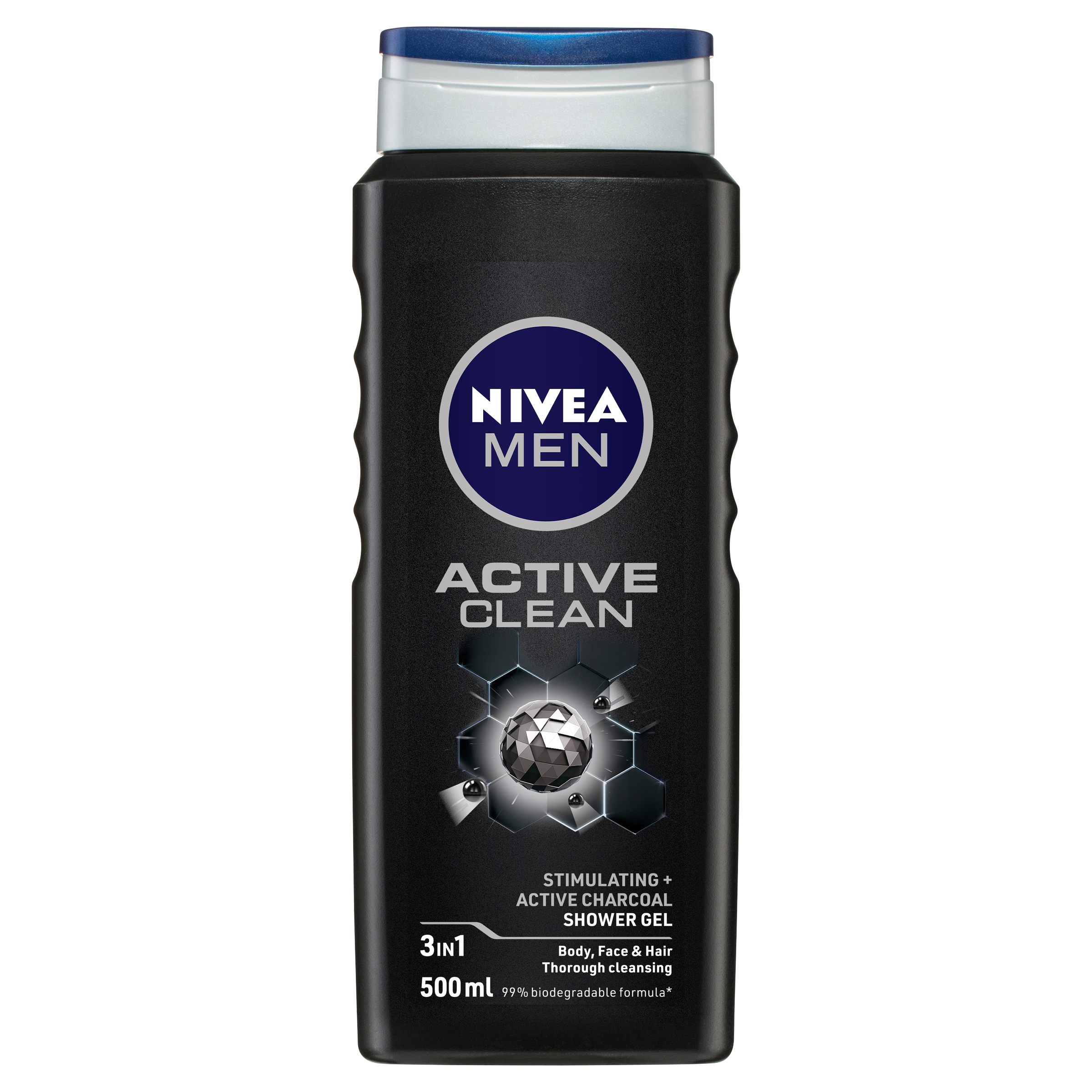 NIVEA MEN SHOWER GEL ACTIVE CLEAN 500ML