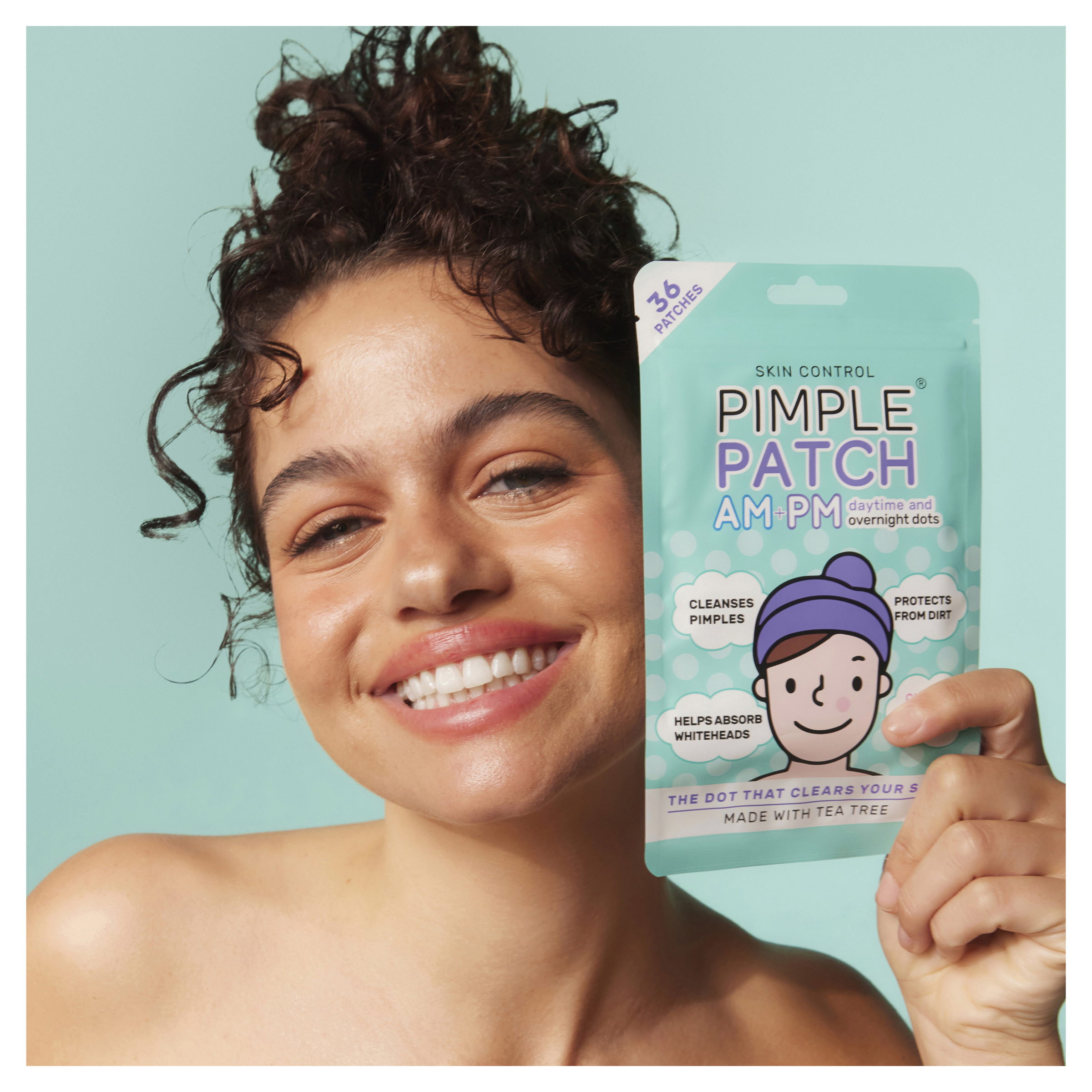 SKIN CONTROL PIMPLE PATCH AM & PM MIXED 36 PACK - Image 4