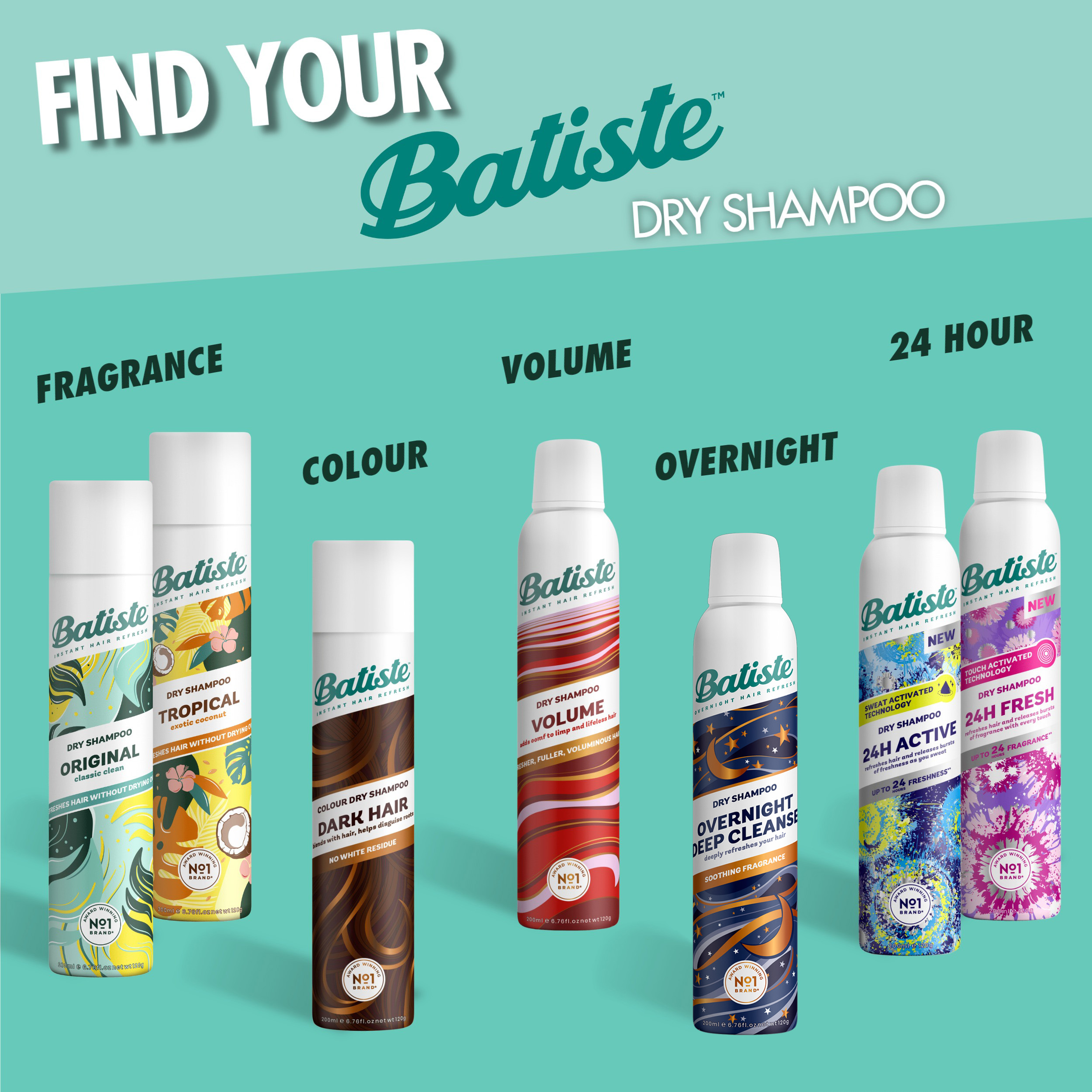 BATISTE DIVINE DARK DRY SHAMPOO 200ML - Image 10