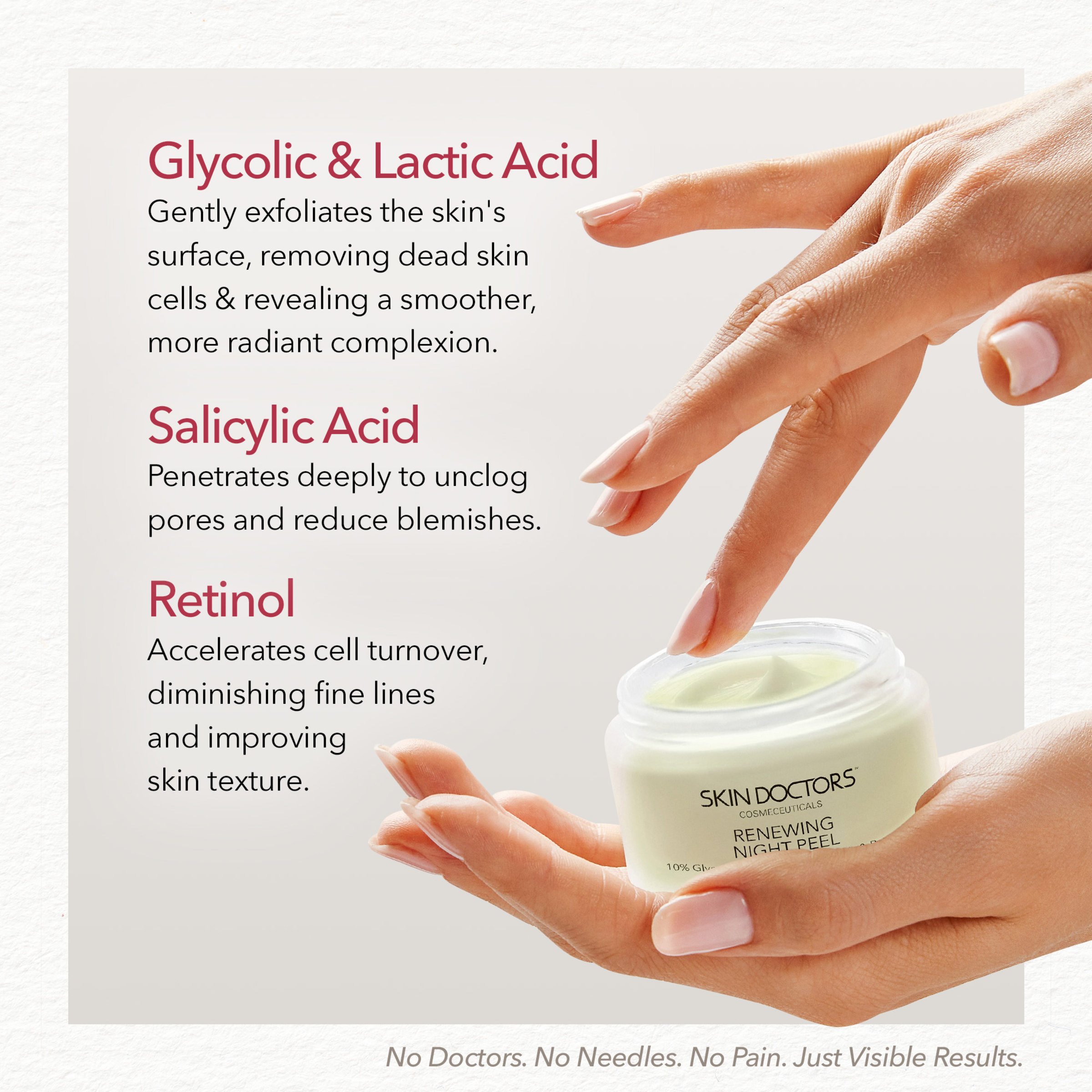 SKIN DOCTORS COSMECEUTICALS RENEWING NIGHT PEEL 50ML - Image 3