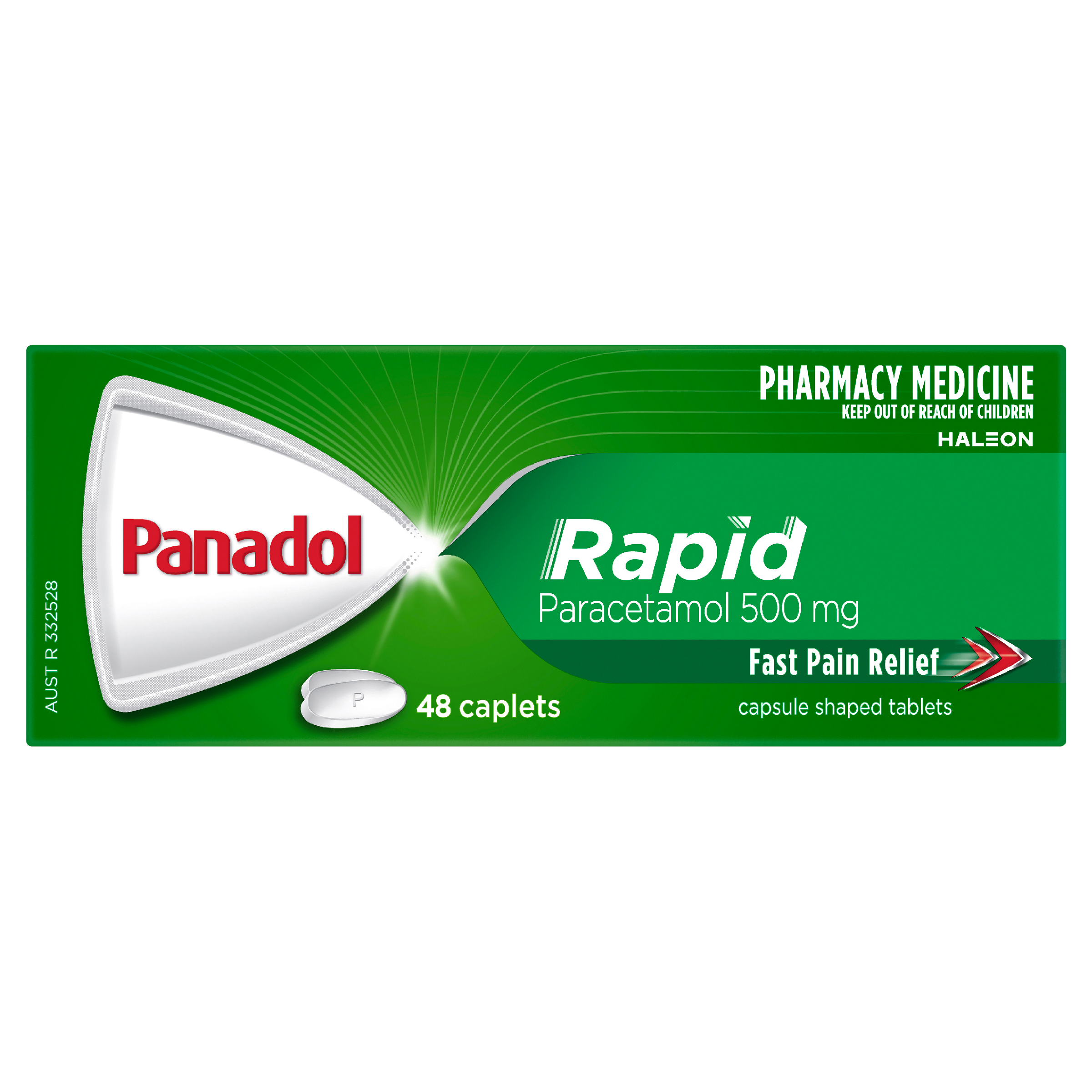 PANADOL RAPID 500MG 48 CAPLETS - Image 2