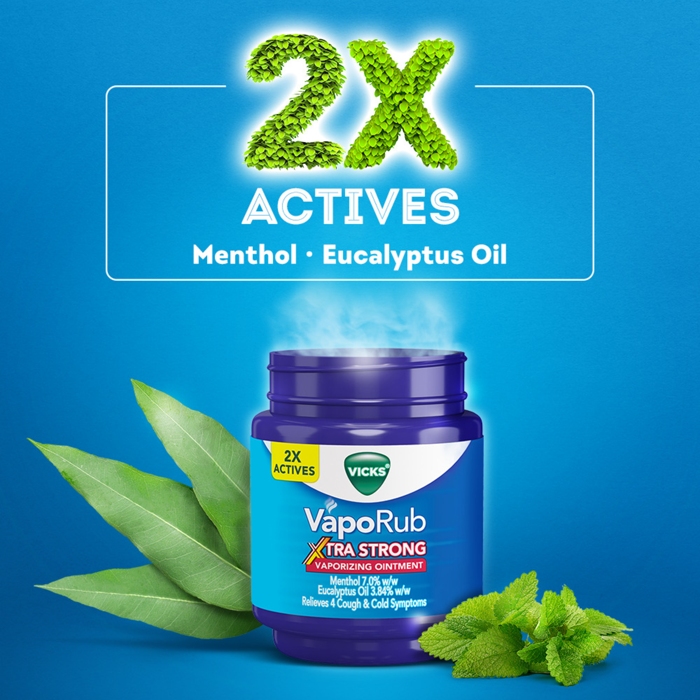 VICKS VAPORUB XTRA STRONG OINTMENT 100G - Image 3