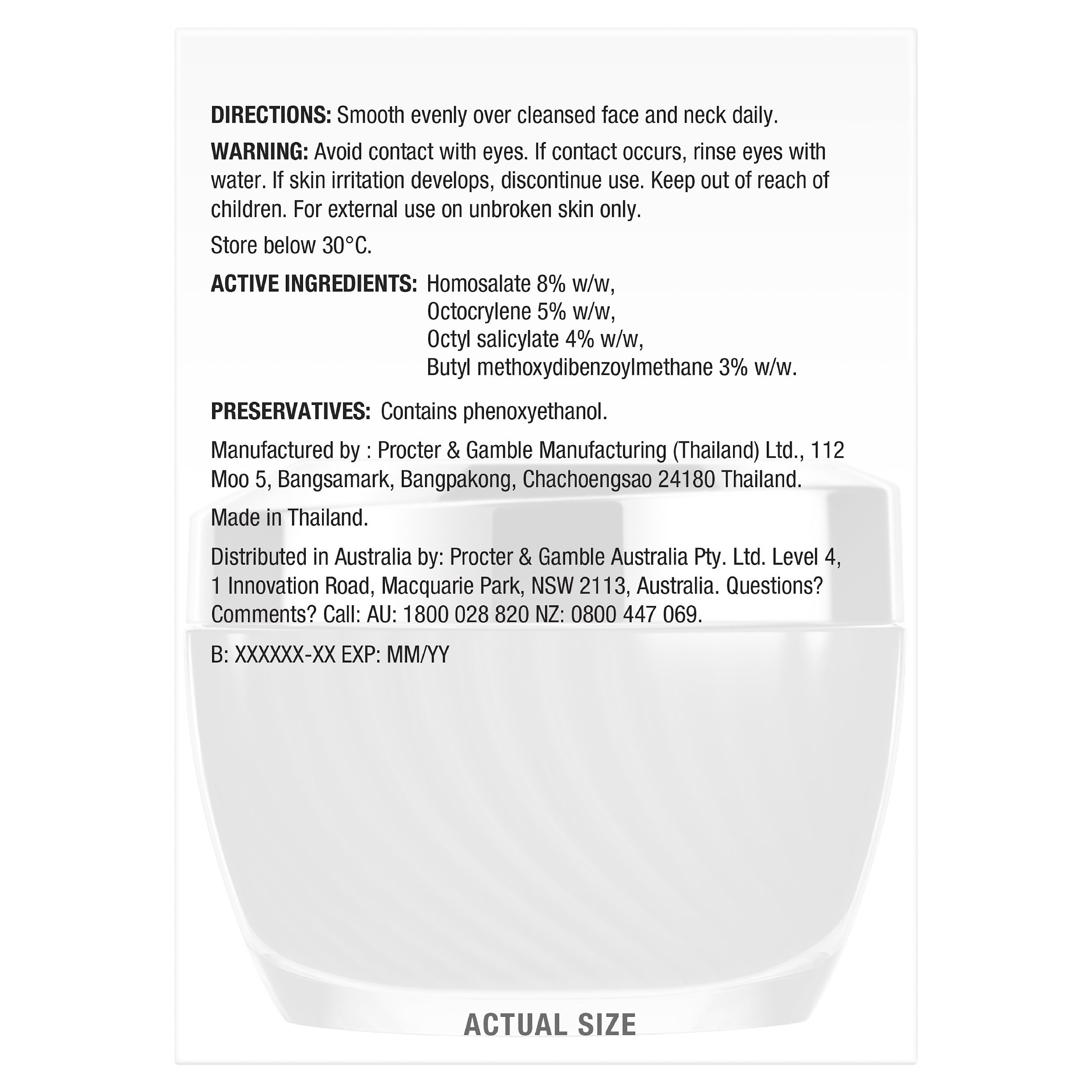 OLAY REGENERIST WHIP FACE CREAM MOIST SPF30 CREAM 50G - Image 3