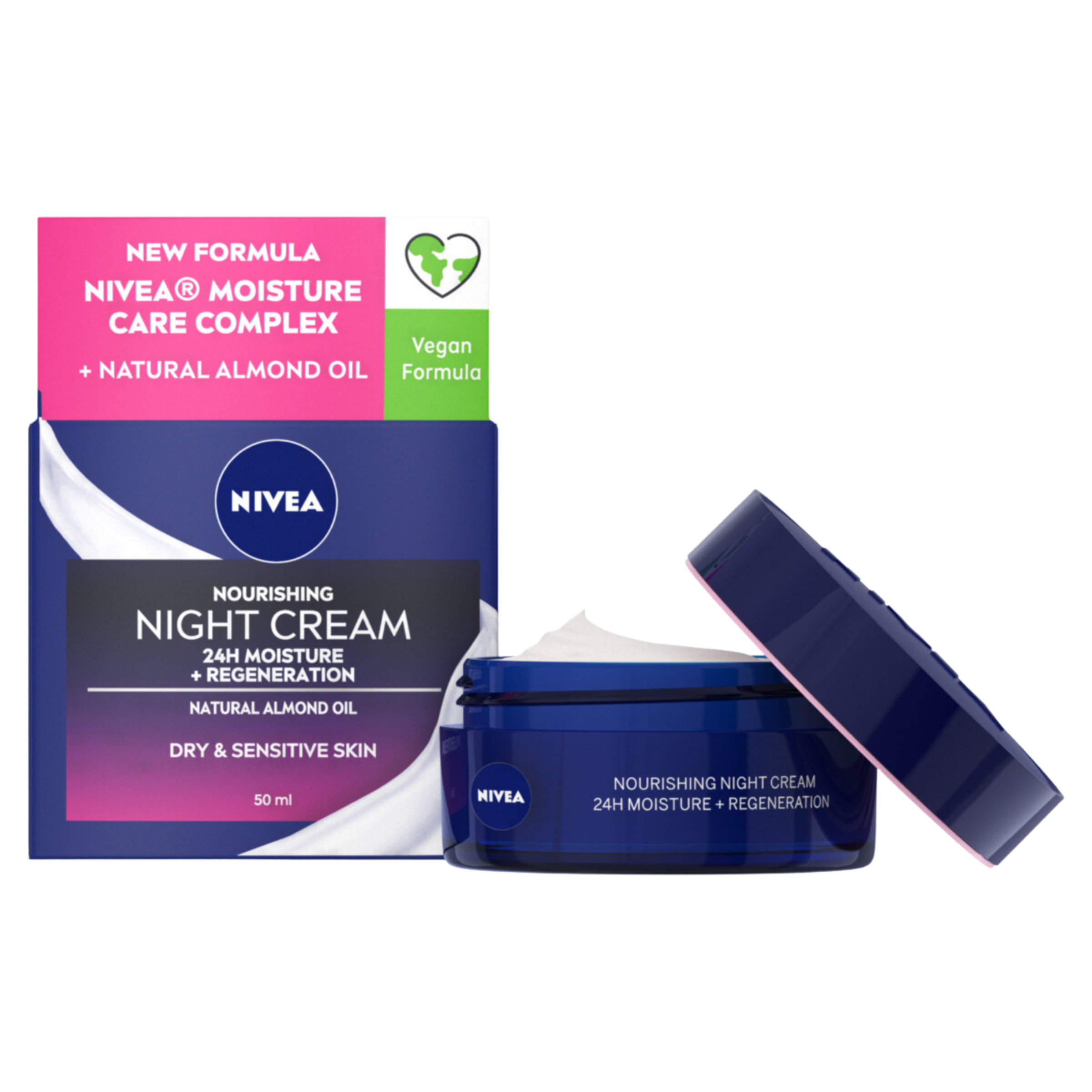 NIVEA DAILY ESSENTIALS  NIGHT CREAM DRY & SENSITIVE 50ML - Image 7