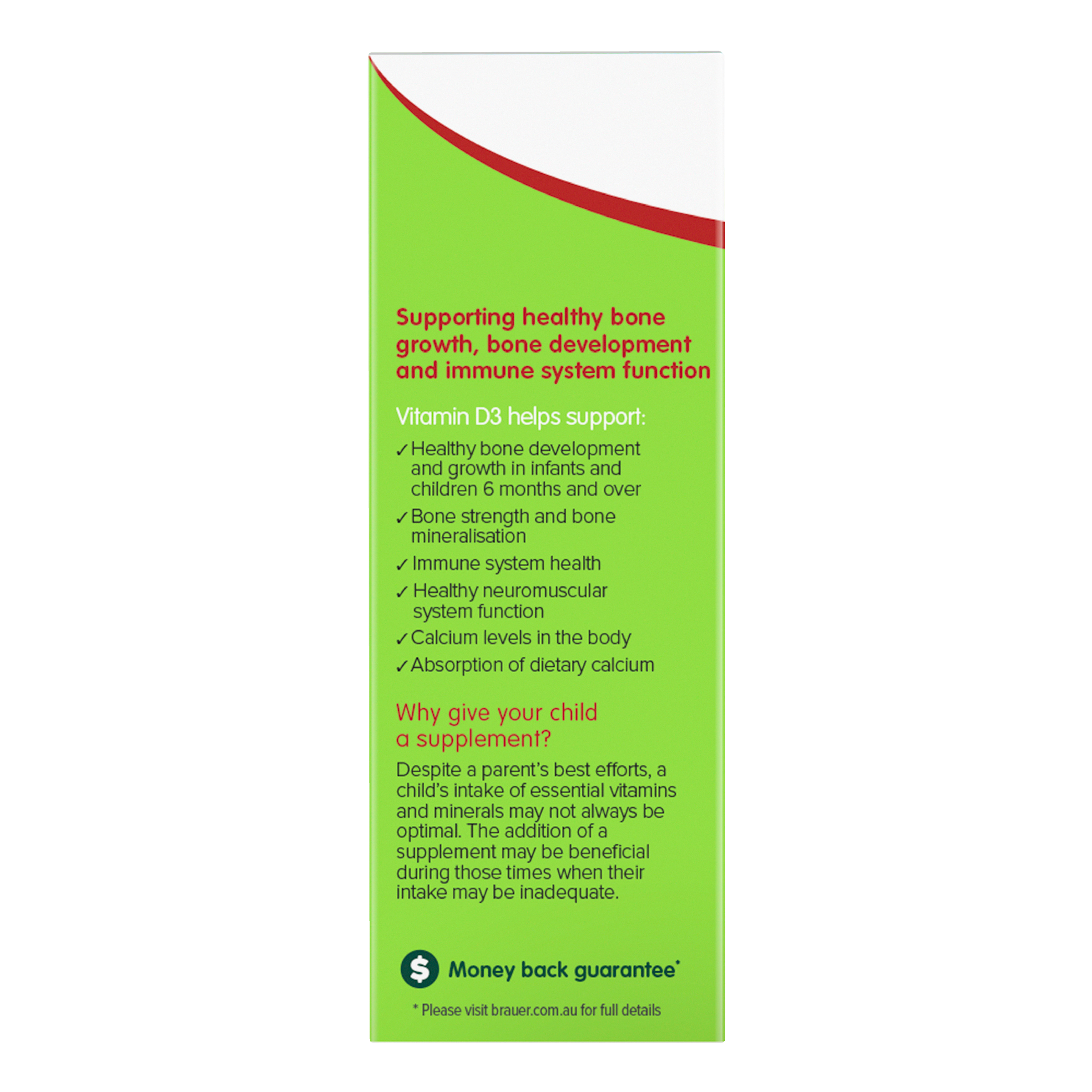 BRAUER BABY & KIDS VITAMIN D 400IU DROPS 10ML - Image 2