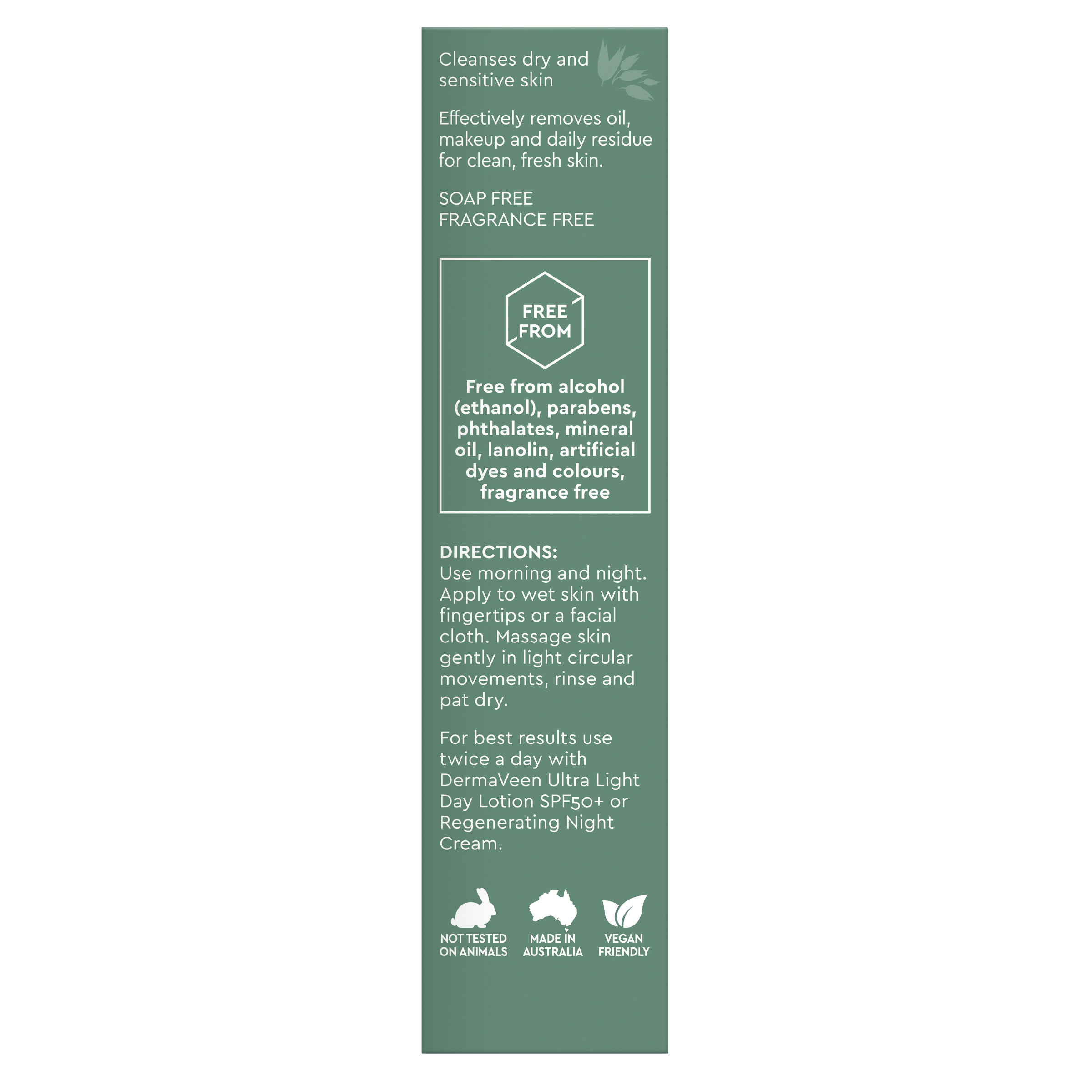 DERMAVEEN FOAMING FACIAL CLEANSER 125ML - Image 6