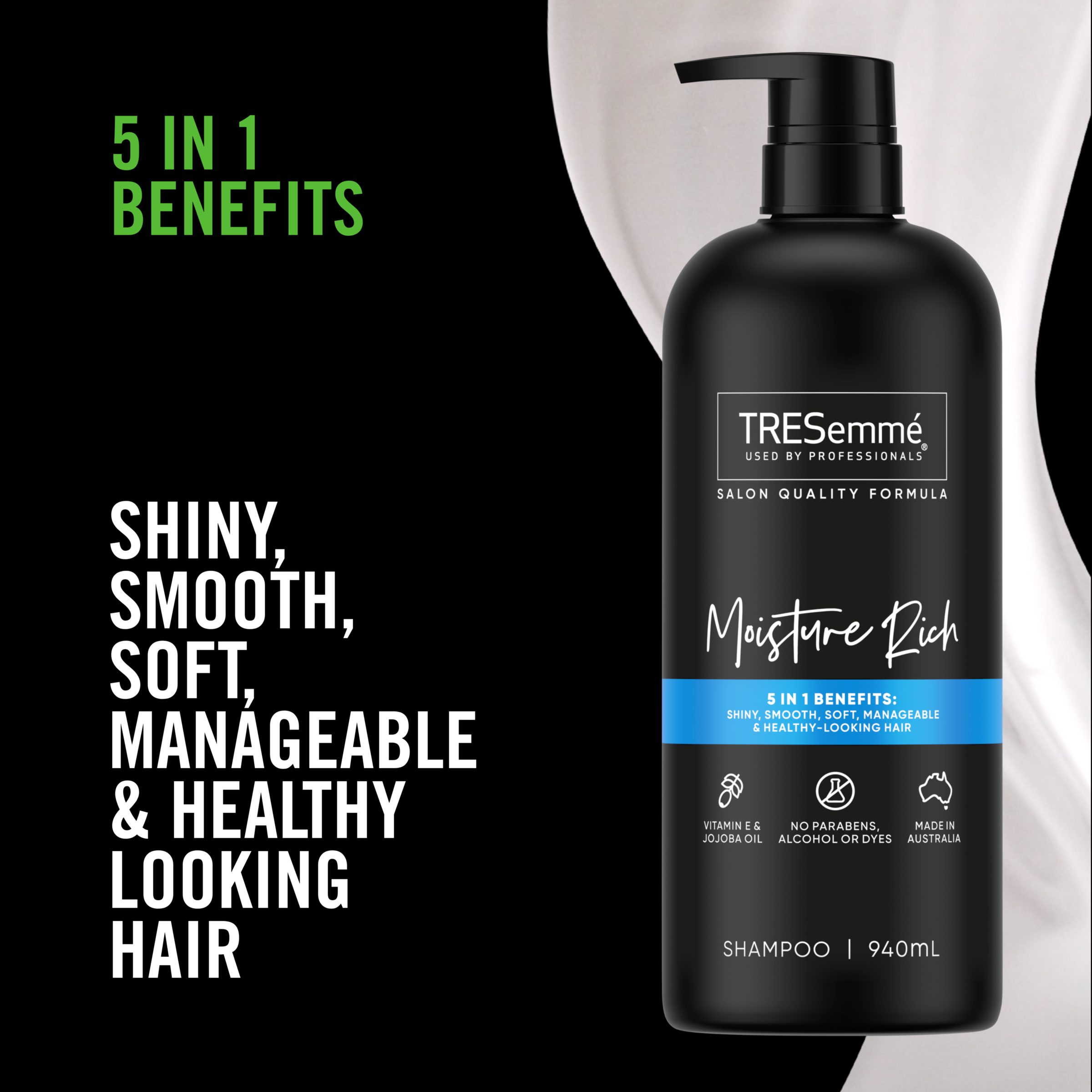 TRESEMME MOISTURE RICH SHAMPOO 940ML - Image 3