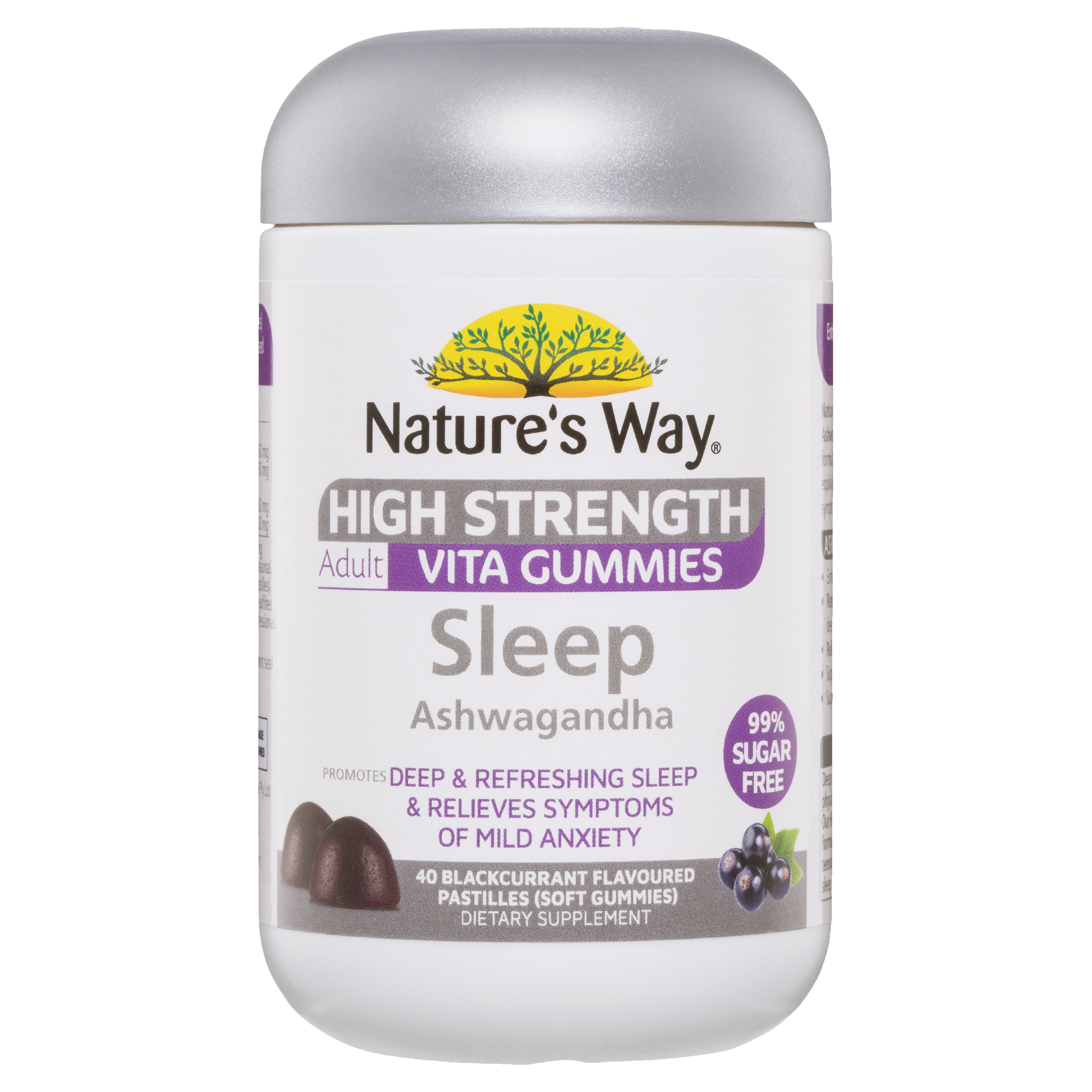 NATURES WAY HIGH STRENGTH SLEEP ASHWAGANDHA GUMMIES 40