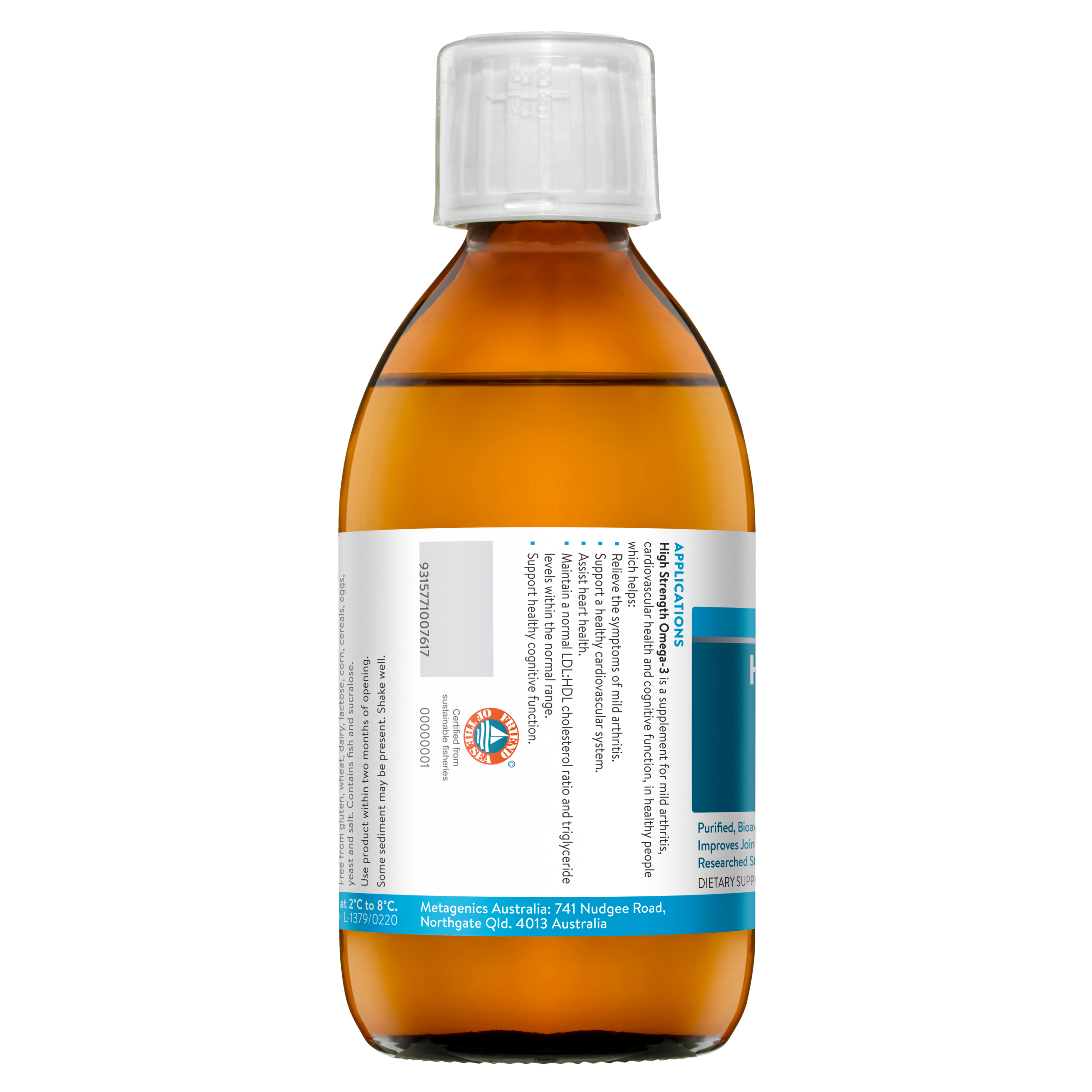 ETHICAL NUTRIENTS HIGH STRENGTH OMEGA 3 LIQUID 280ML - Image 4
