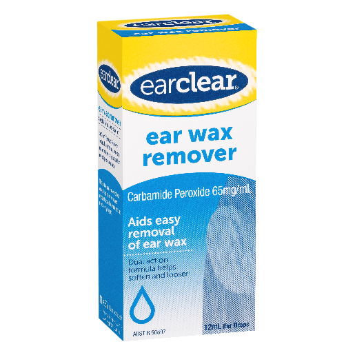 EAR CLEAR EAR WAX REMOVER DROPS 12ML
