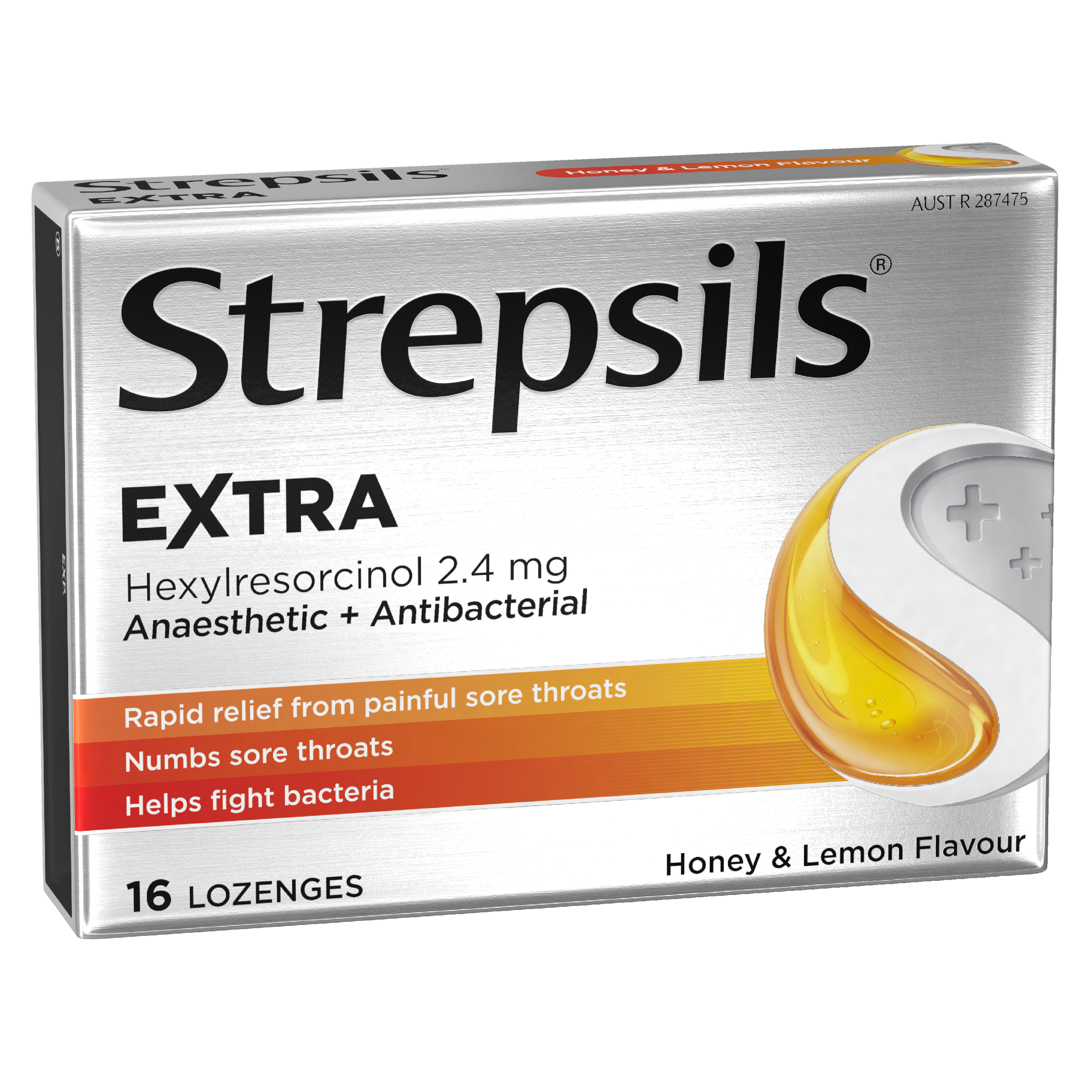 STREPSILS EXTRA HONEY & LEMON 16 LOZENGES - Image 3