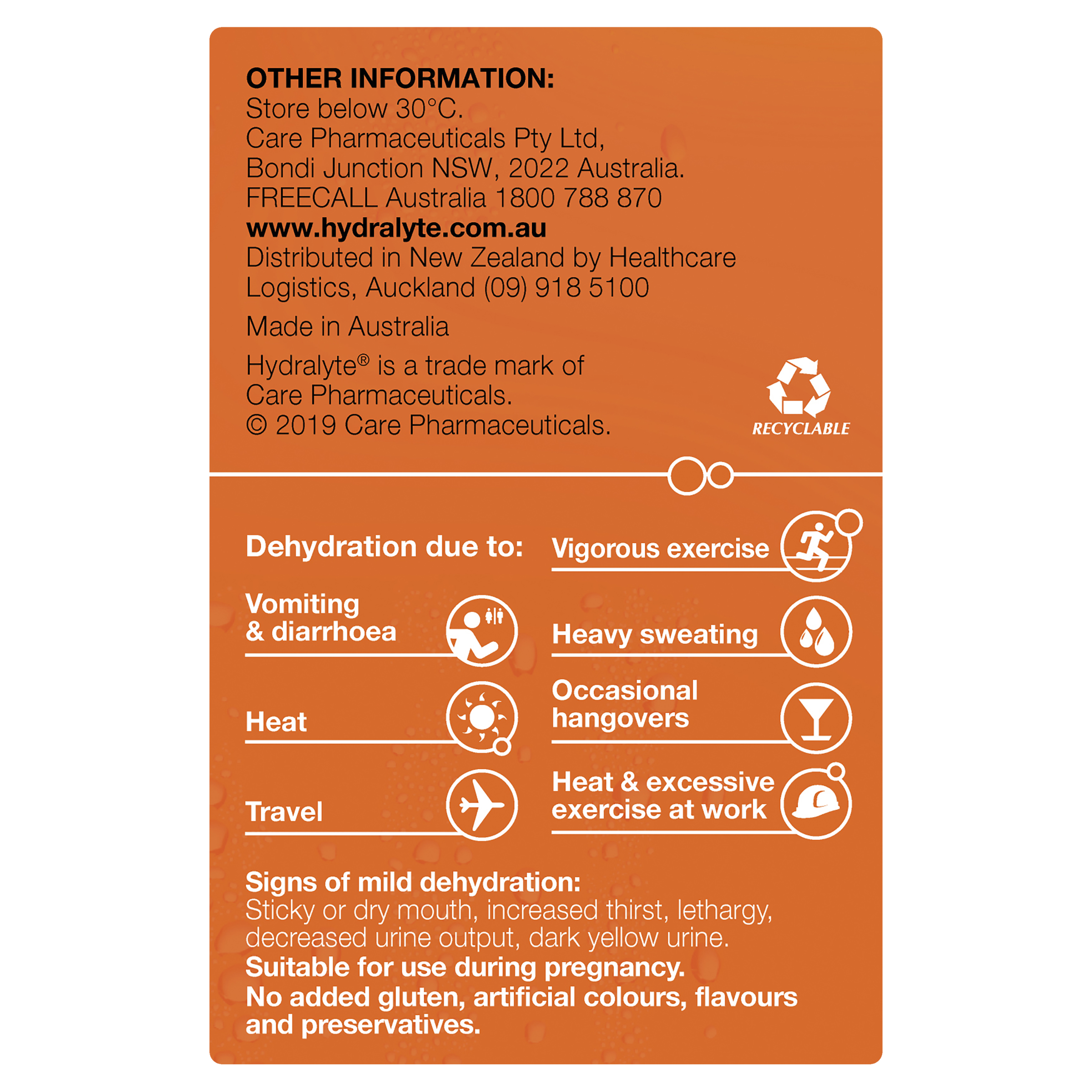 HYDRALYTE ORANGE SACHET 24 PACK - Image 3