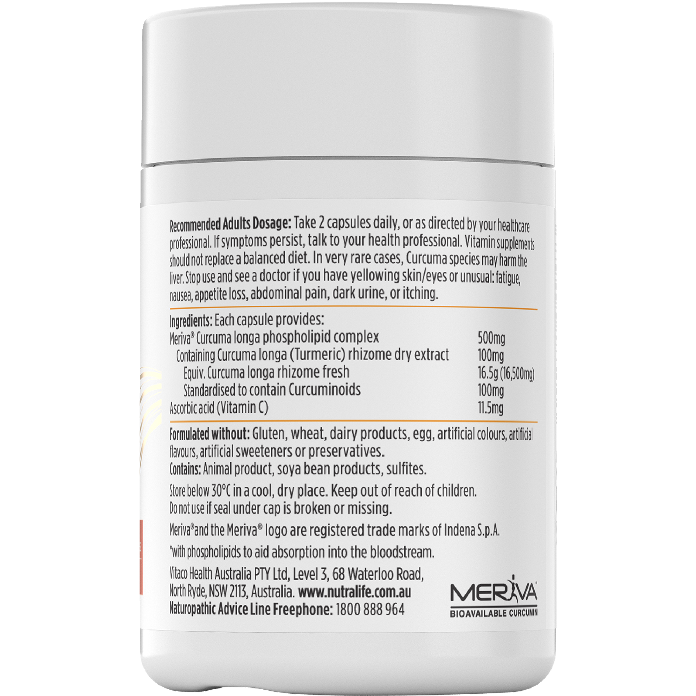 NUTRALIFE BIO CURCUMIN TUMERIC 16500 30 CAPSULES - Image 2
