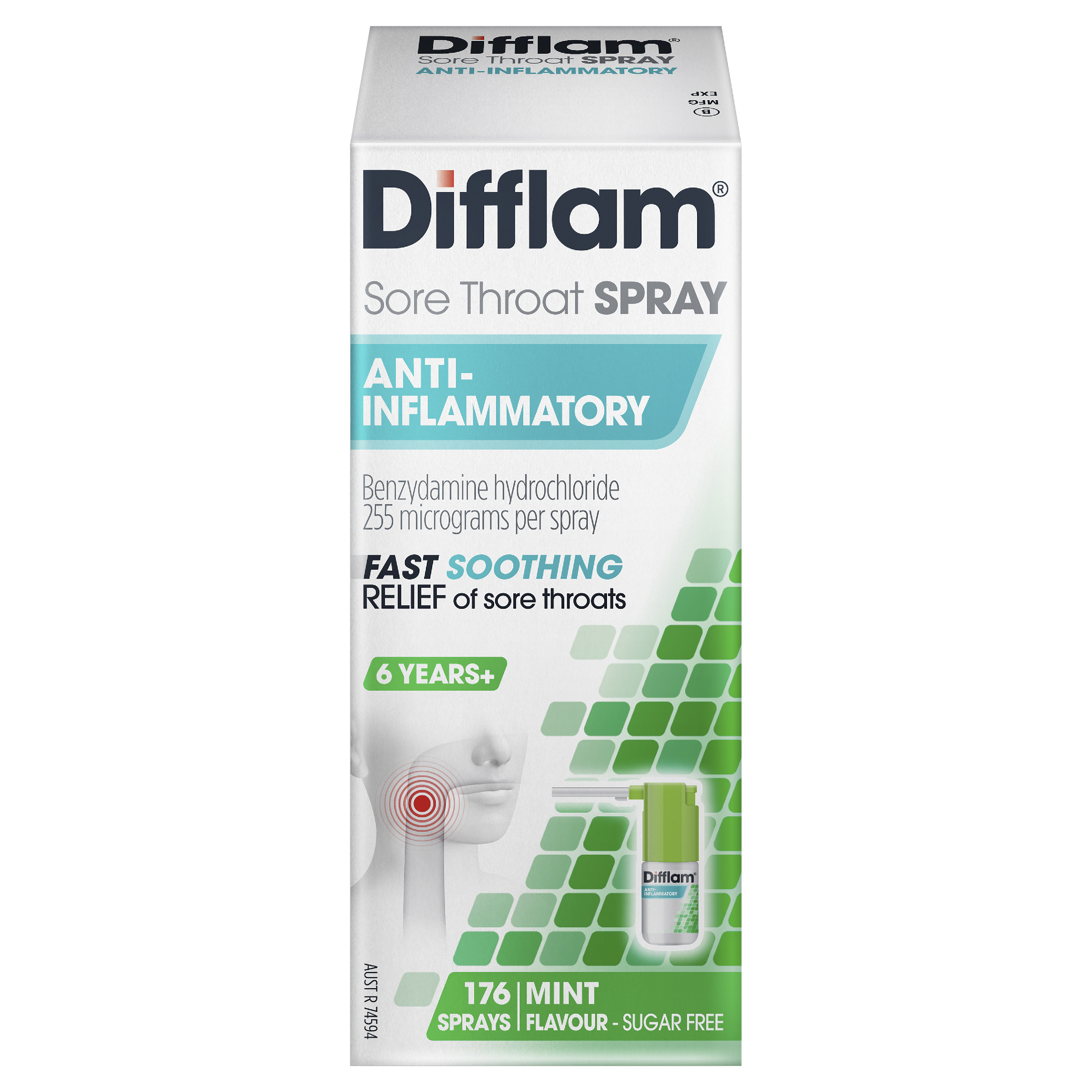 DIFFLAM SORE THROAT SPRAY 30ML - Image 2