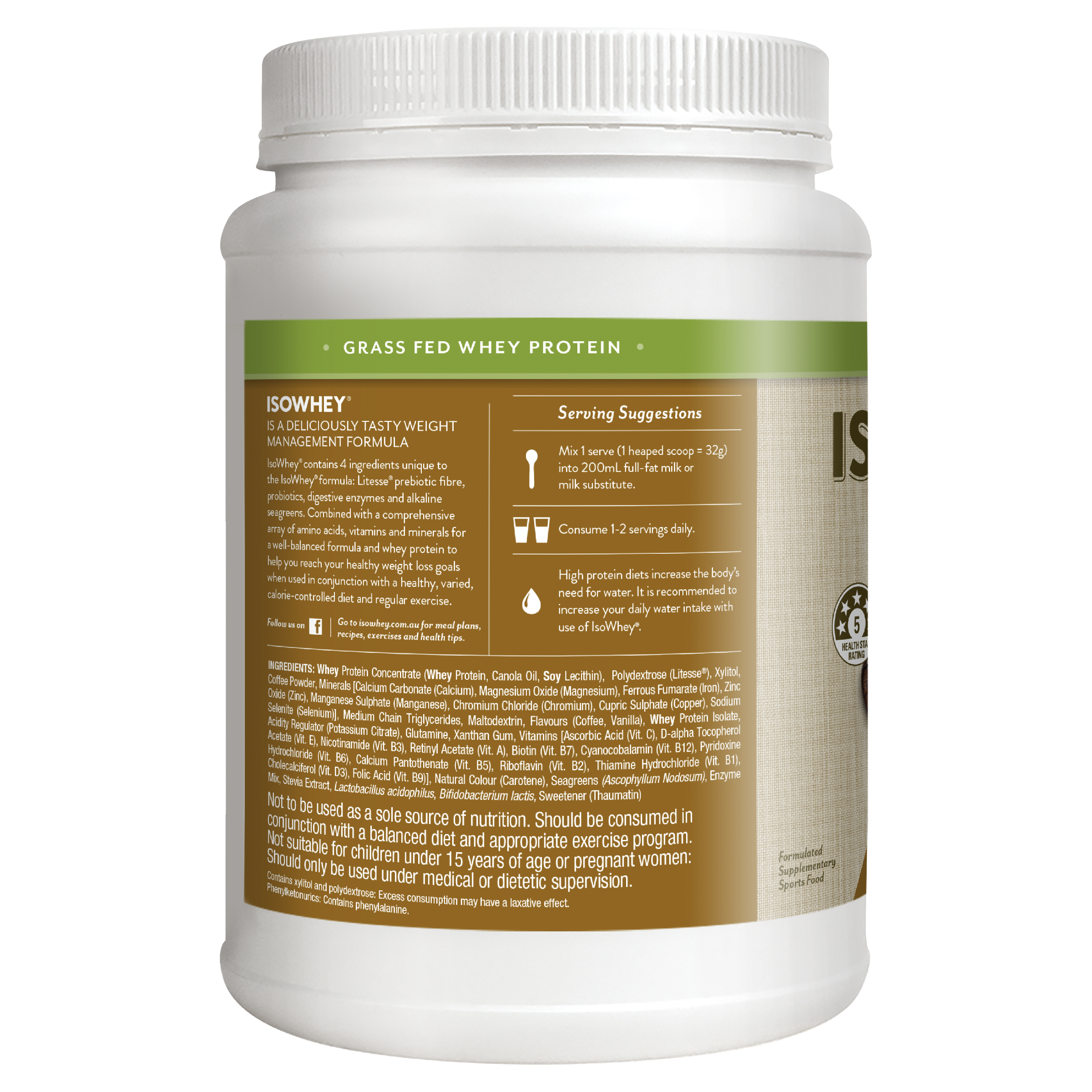 ISOWHEY COMPLETE CLASSIC COFFEE 672G - Image 2