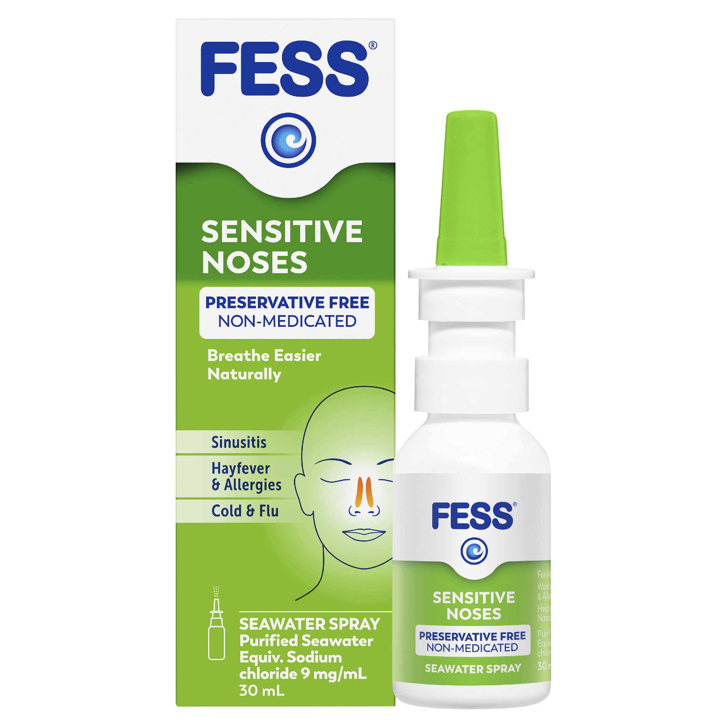 FESS SENSITIVE NOSES NASAL SPRAY 30ML - Image 11