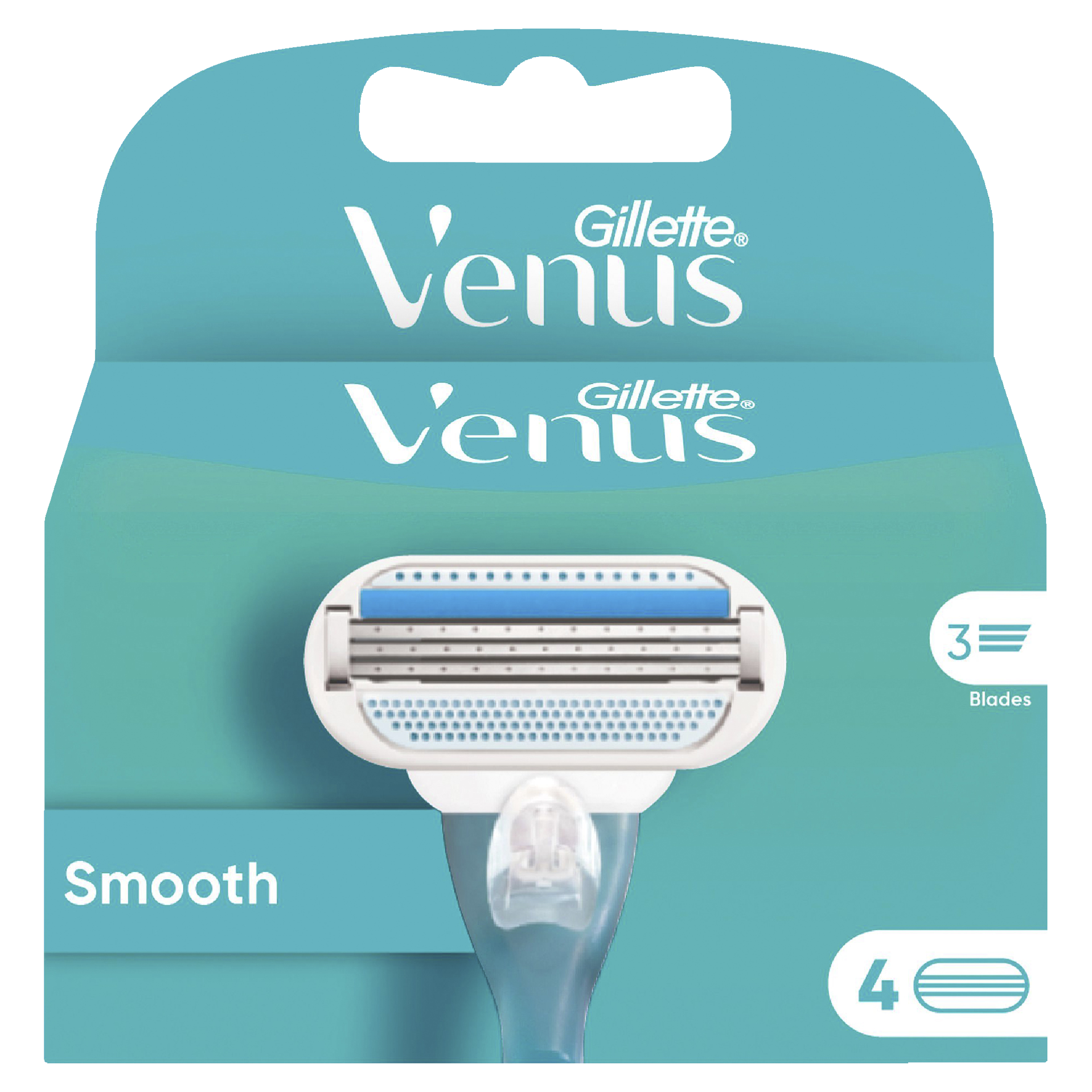 GILLETTE VENUS SMOOTH REFILL BLADES 4 PACK