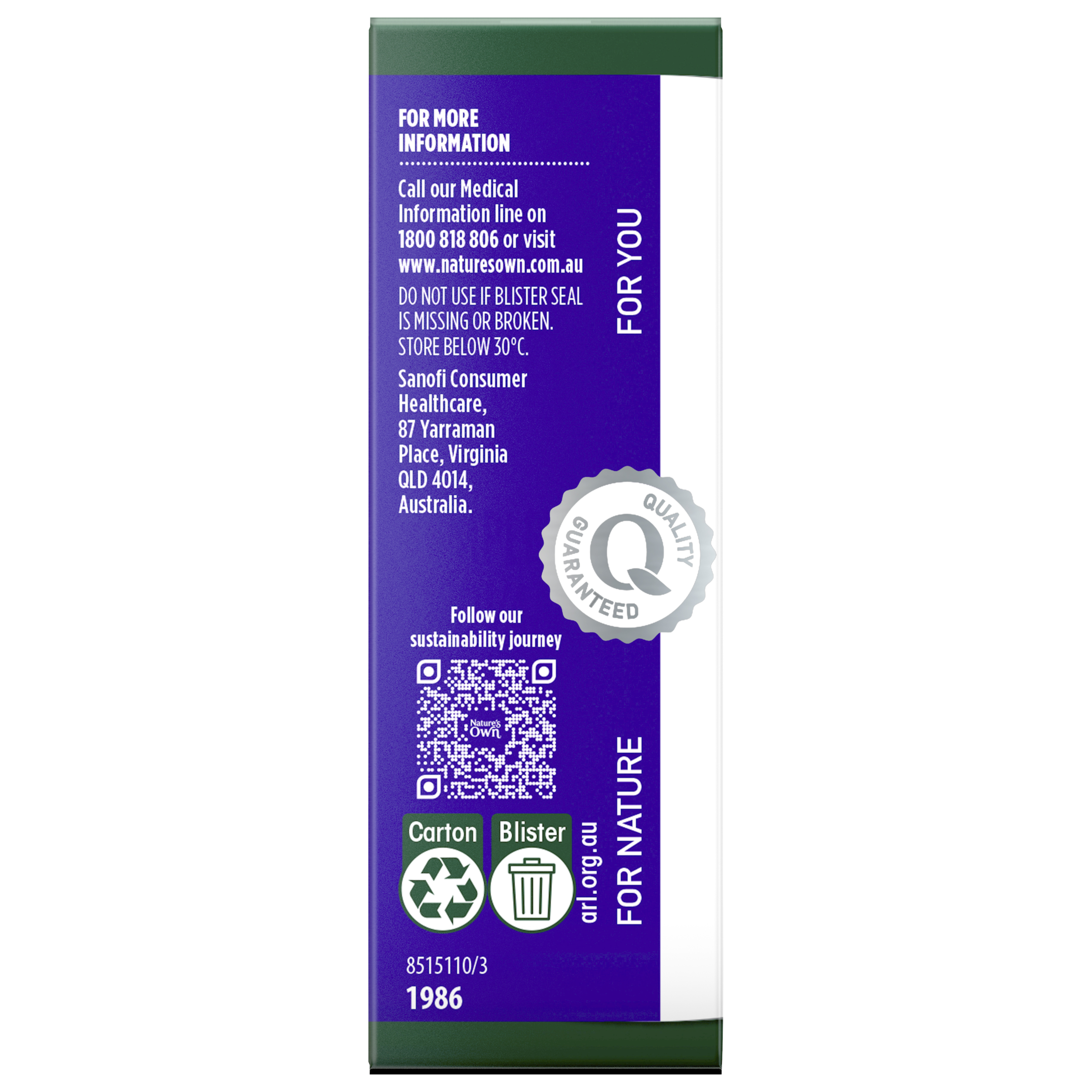 NATURES OWN COMPLETE SLEEP ADVANCED 30 TABLETS - Image 4