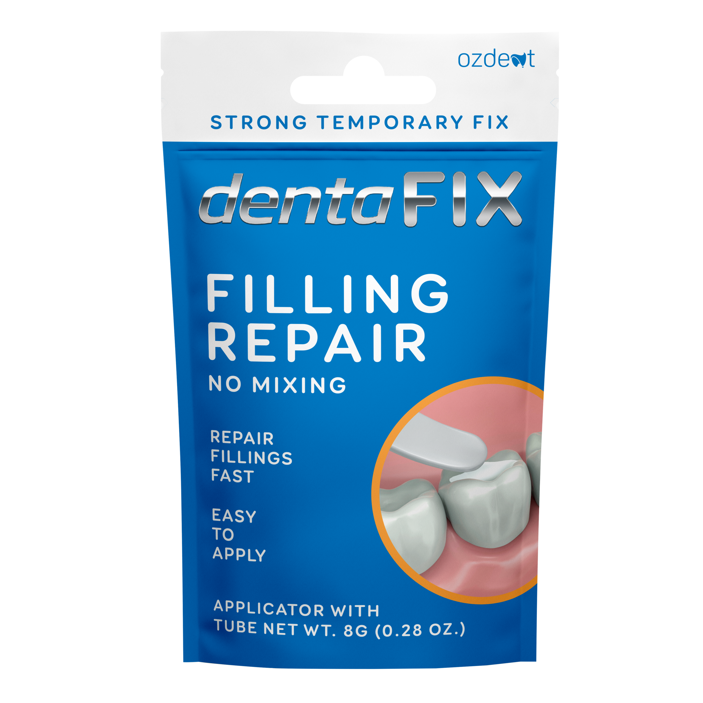 DENTAFIX REPAIR FILLINGS STRONG TEMPORARY FIX 8G