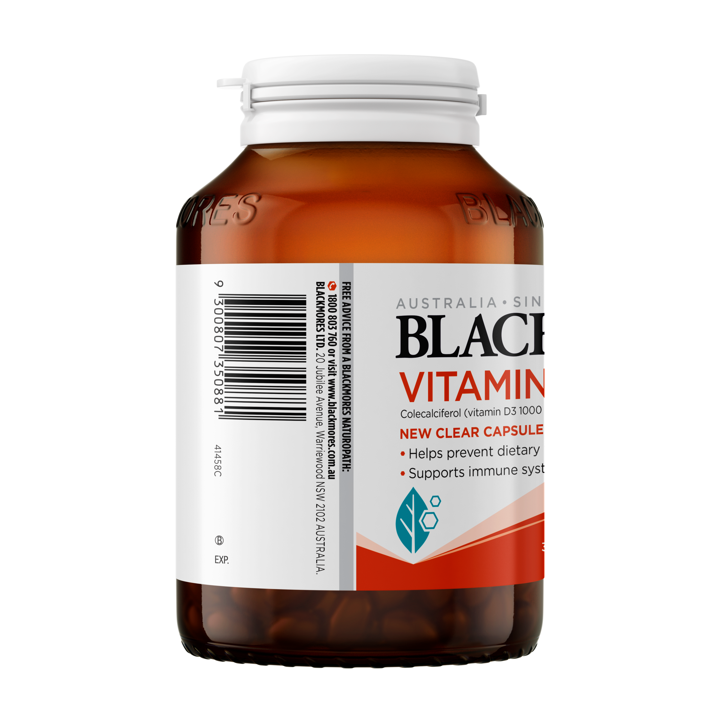 BLACKMORES VITAMIN D3 1000IU 300 CAPSULES - Image 4