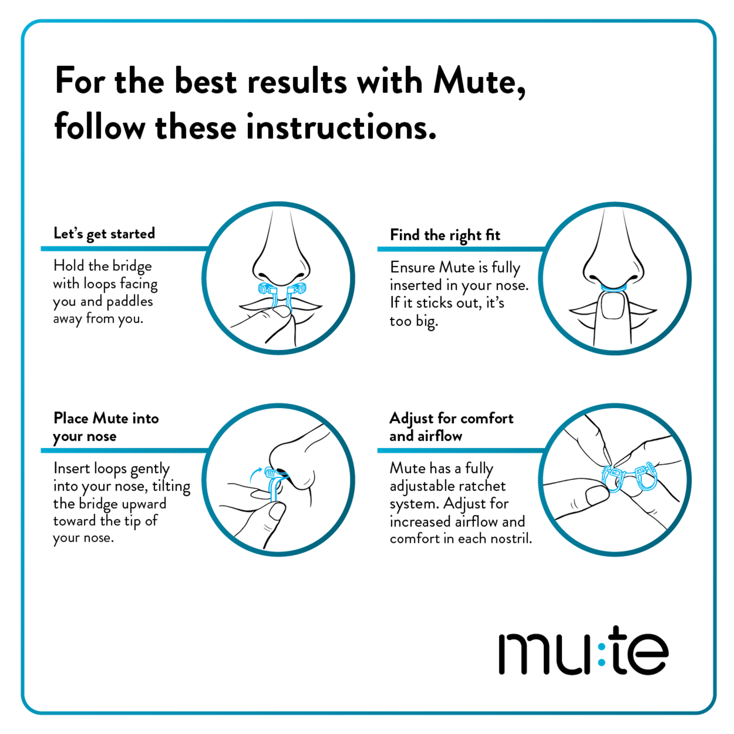 MUTE NASAL DEVICE LARGE 3 PACK - Image 7