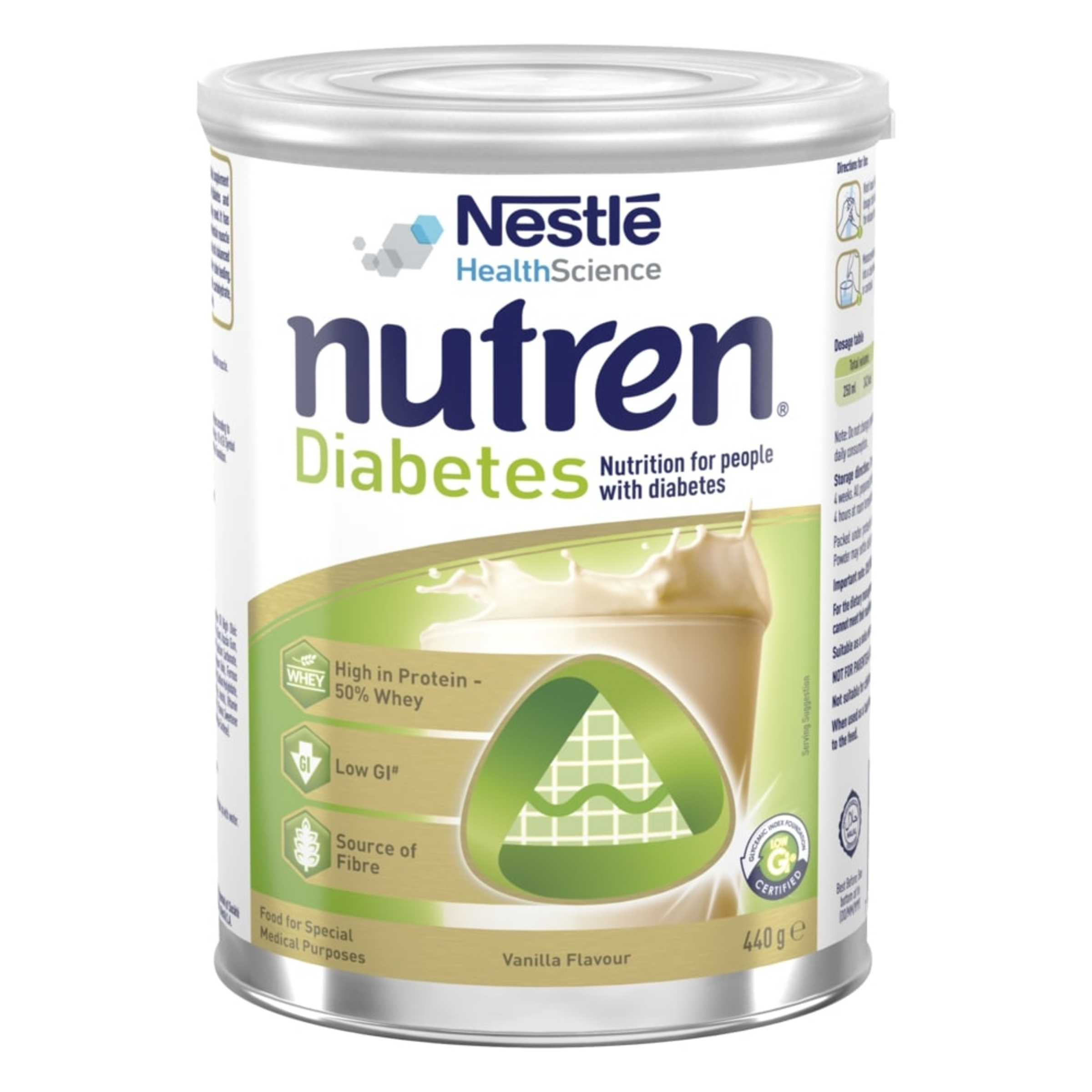 NUTREN DIABETES VANILLA POWDER 440G