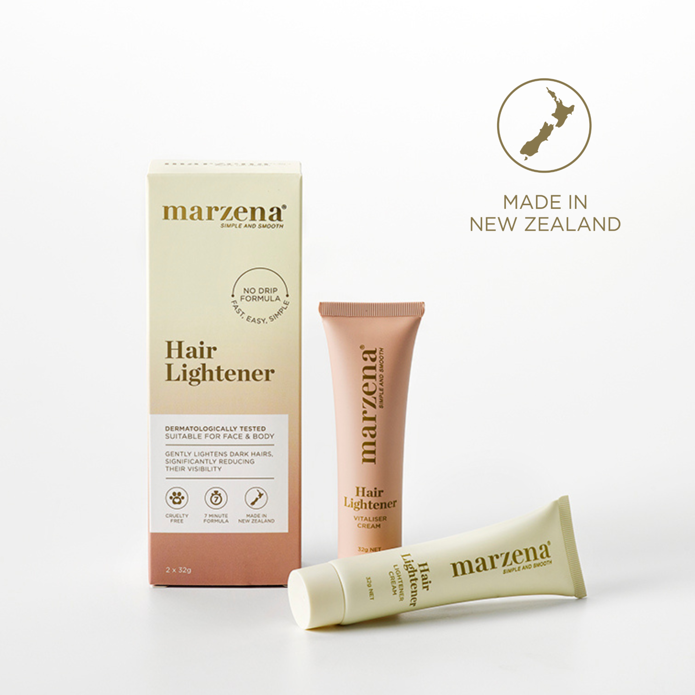 MARZENA FACE & BODY HAIR LIGHTENER 64G - Image 2