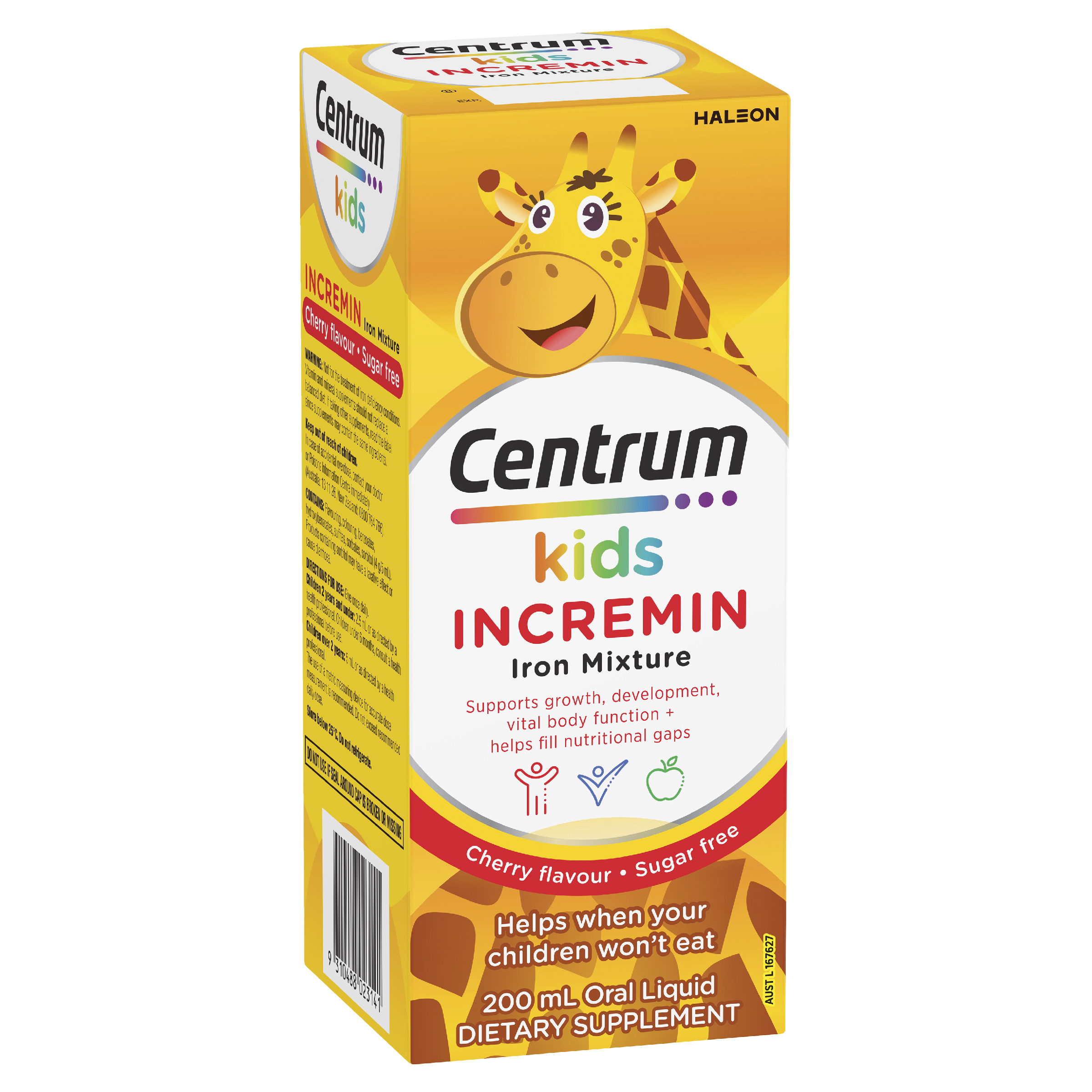 CENTRUM KIDS INCREMIN IRON 200ML