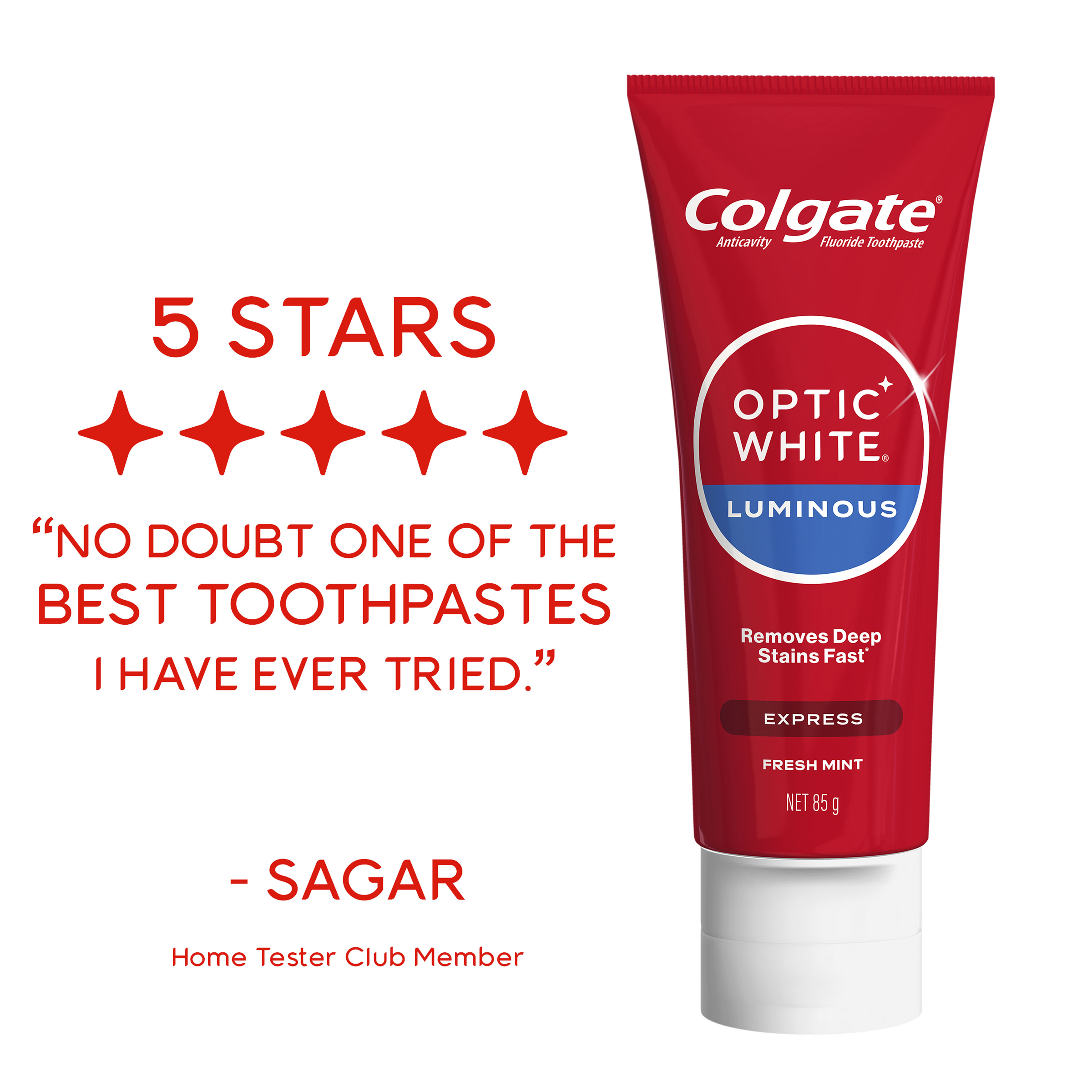 COLGATE TOOTHBRUSH OPTIC WHITE EXPRESS 85G - Image 7