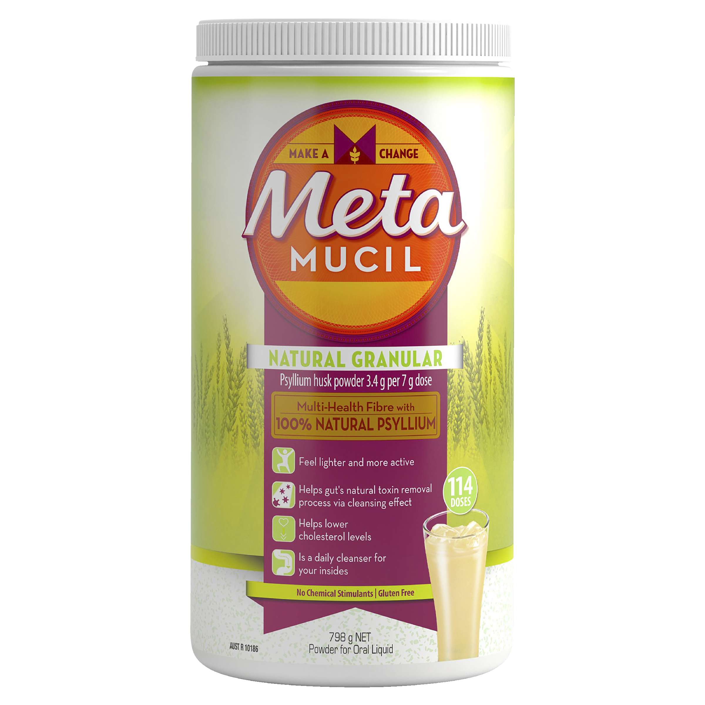METAMUCIL NATURAL GRANULAR 798G 114 DOSES