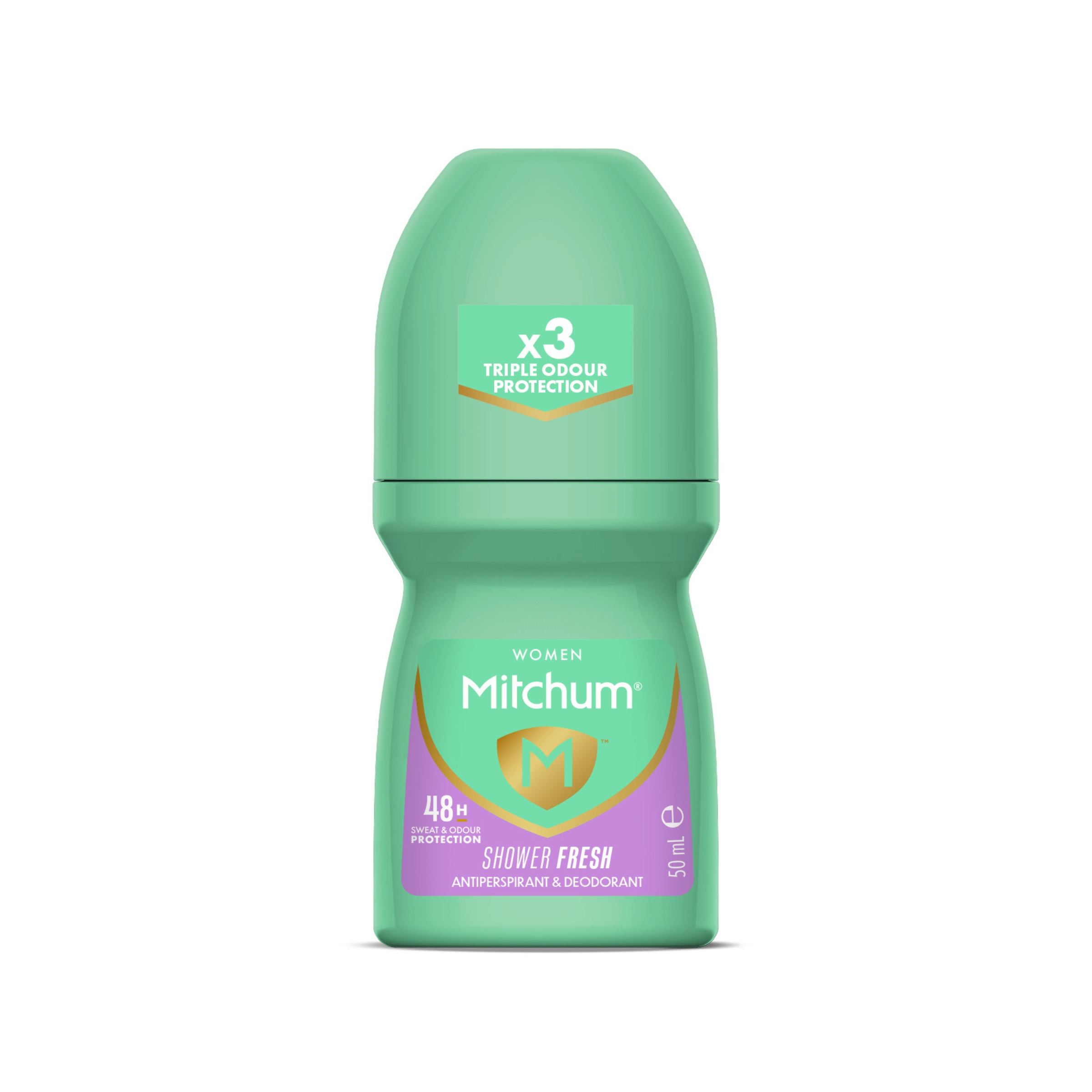 MITCHUM WOMEN ANTIPERSPIRANT SHOWER FRESH 48HR ROLL ON 50ML