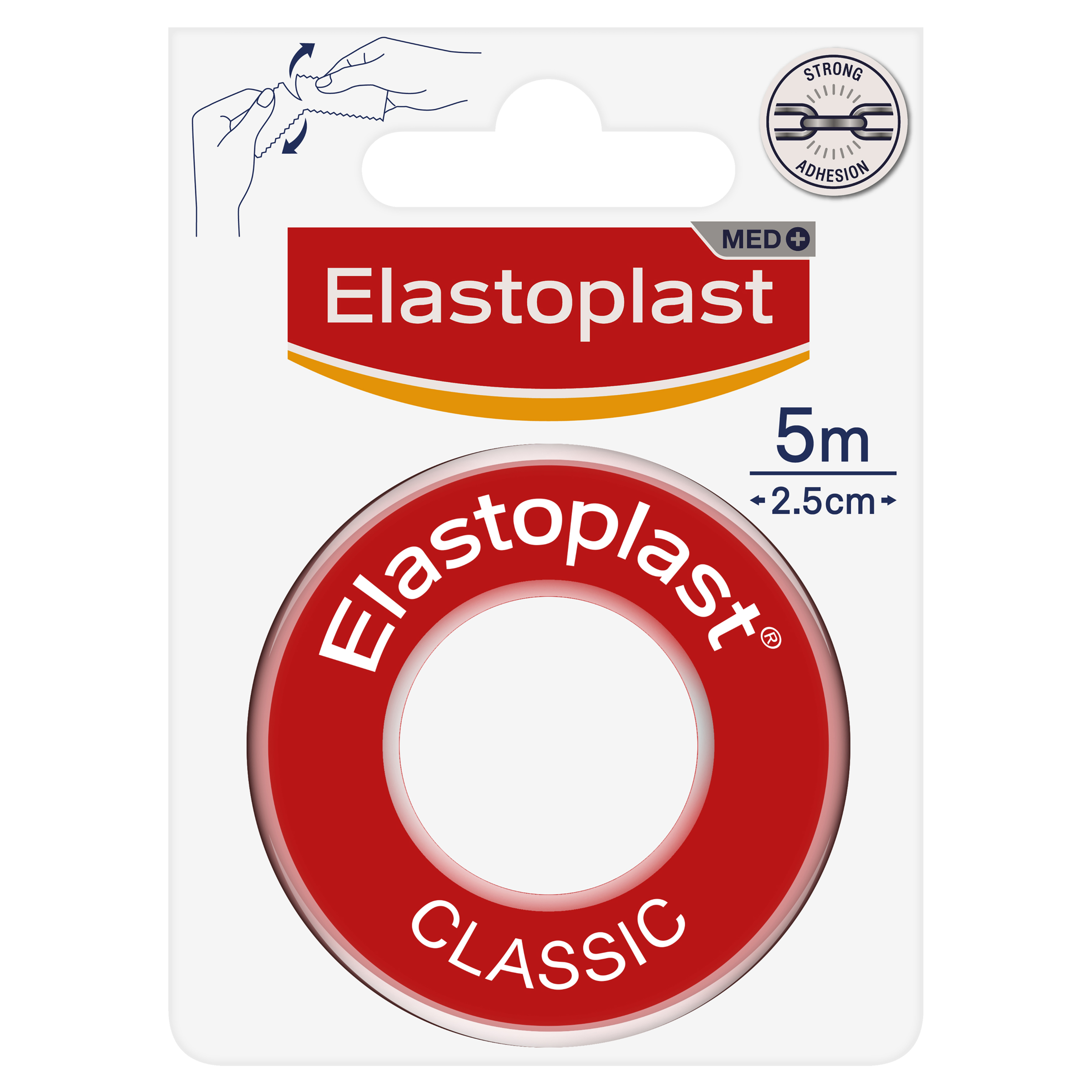 ELASTOPLAST CLASSIC TAPE 2.5CM X 5M 1169 - Image 2