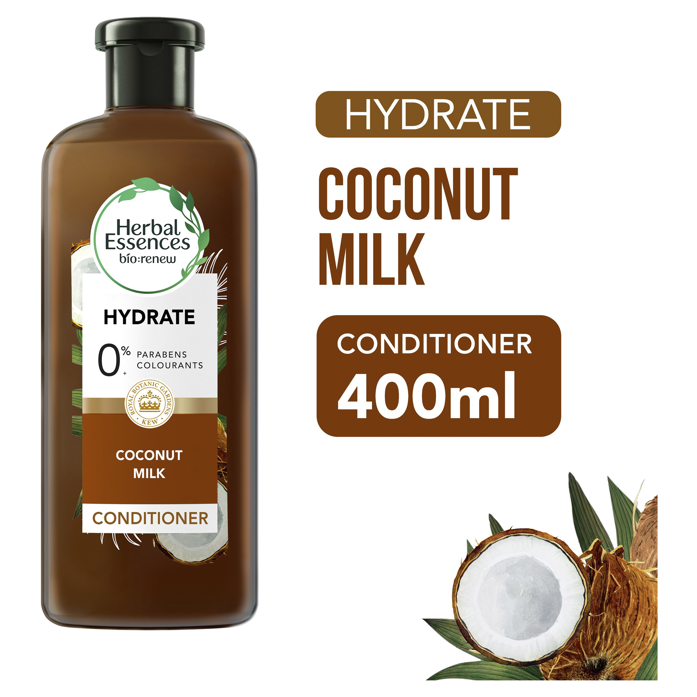 HERBAL ESSENCES BIO RENEW COCONUT MILK CONDITIONER 400ML - Image 10