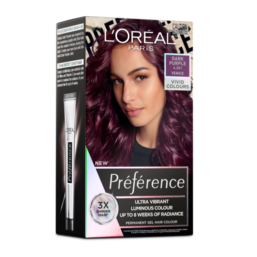 LOREAL PREFERENCE VIVIDS 4.261 DARK PURPLE