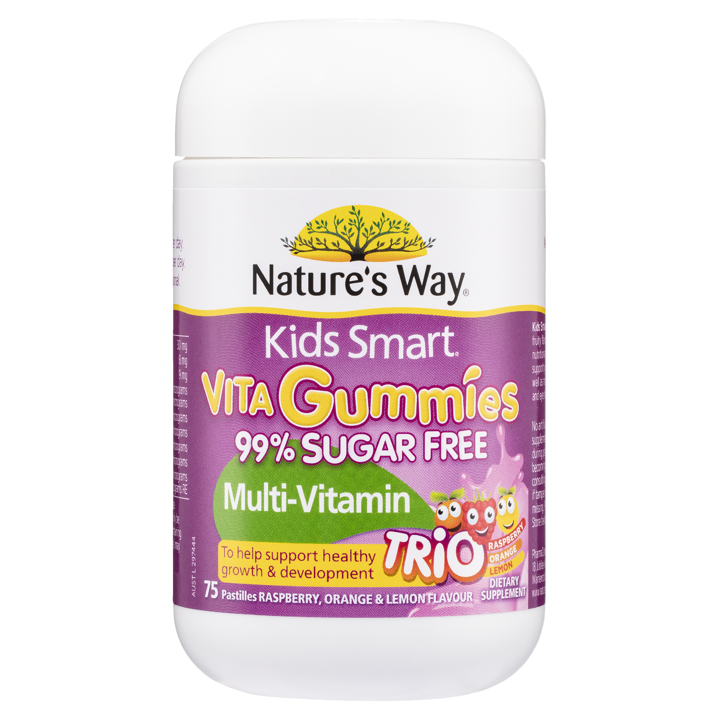 NATURES WAY KIDS SMART VITA GUMMIES MULTI TRIO 75