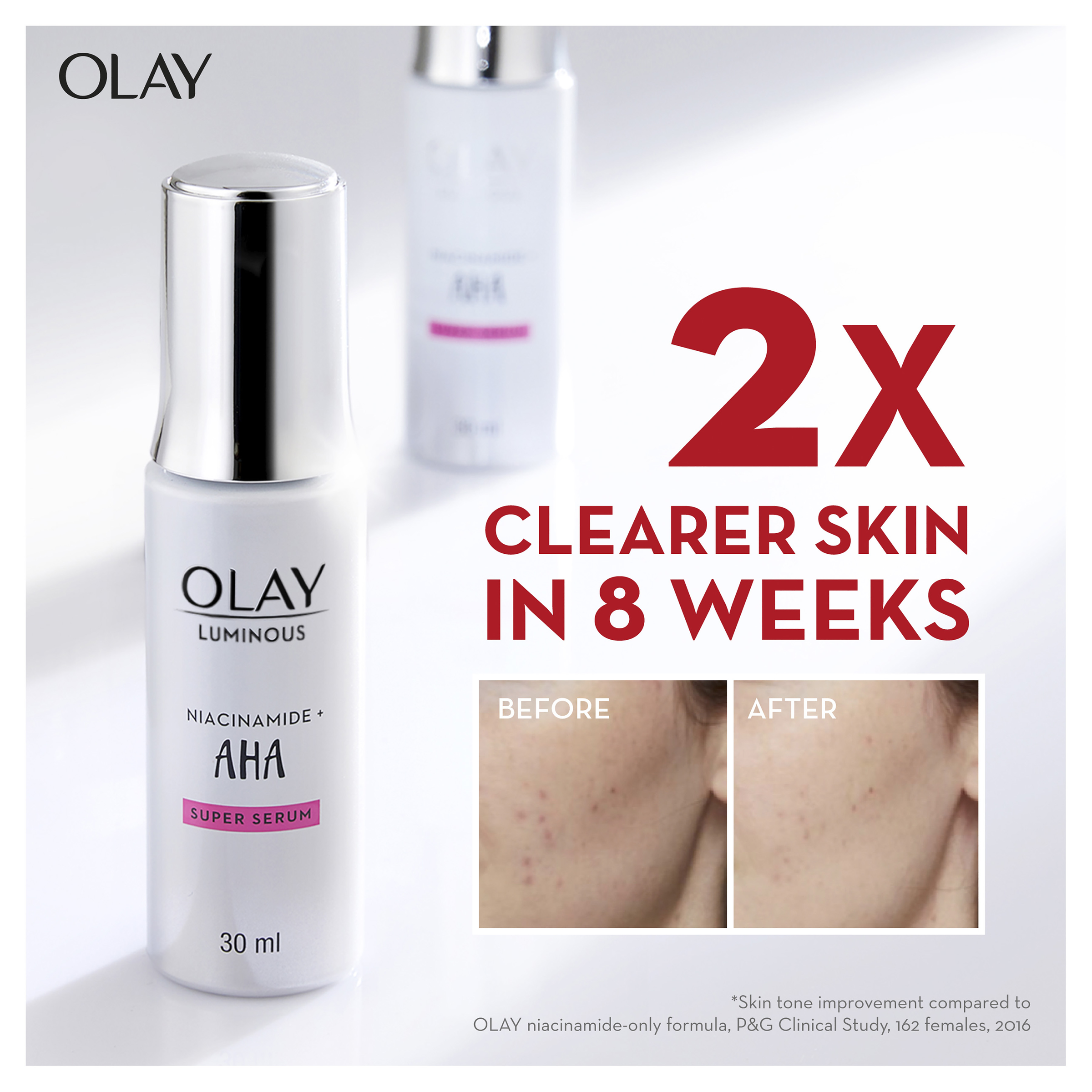OLAY LUMINOUS AHA SERUM 30ML - Image 6