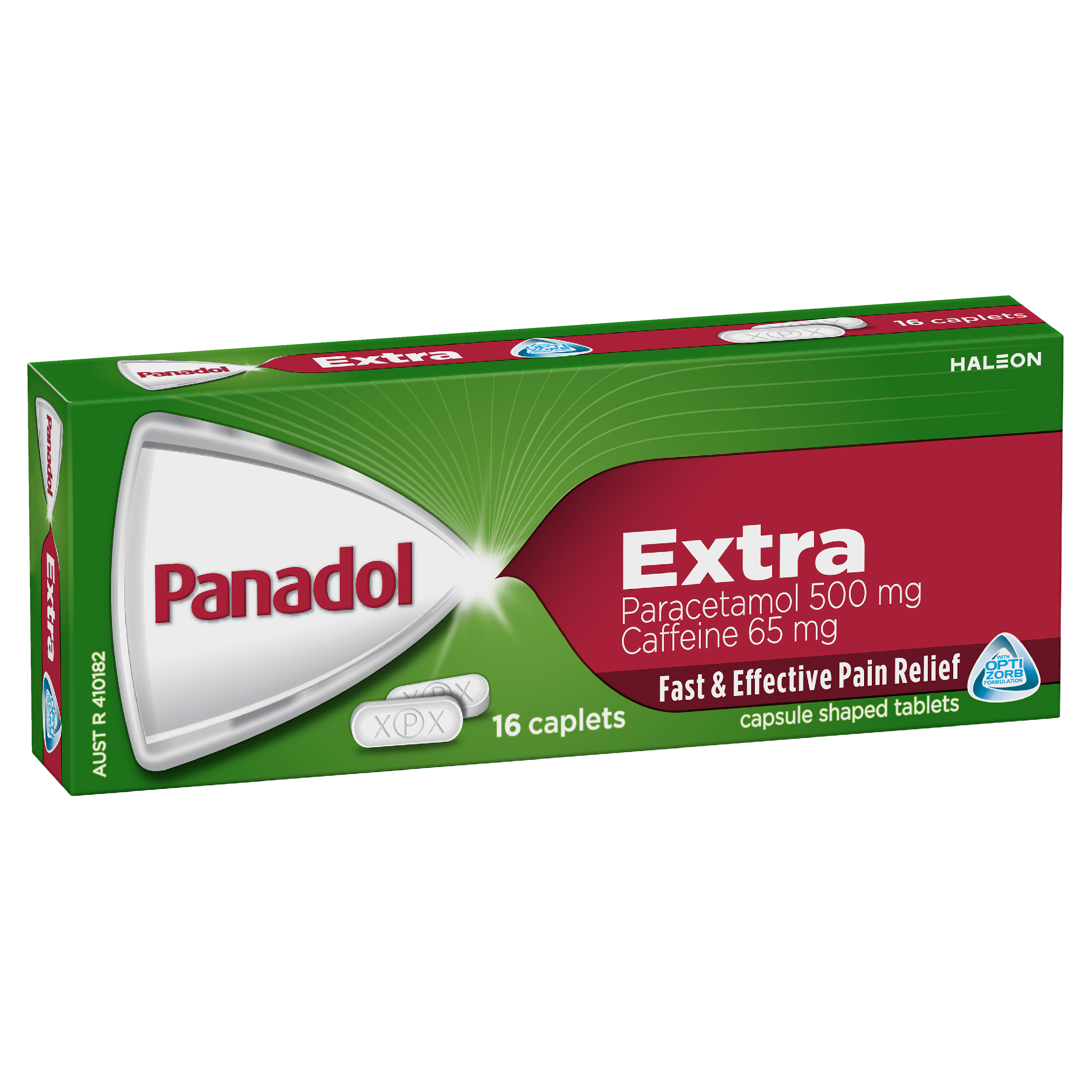 PANADOL EXTRA  WITH OPTIZORB 16 CAPLETS