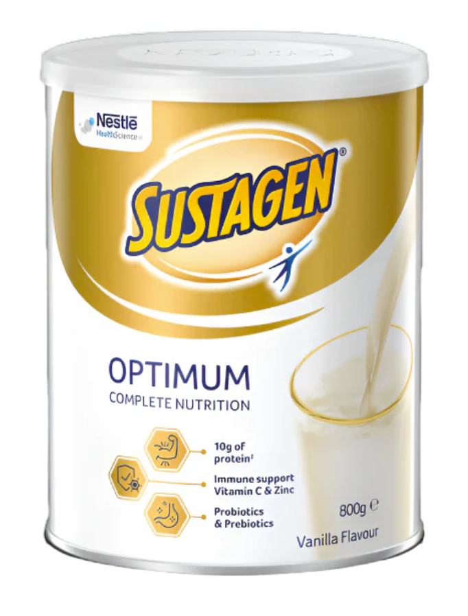 SUSTAGEN OPTIMUM VANILLA POWDER 800G