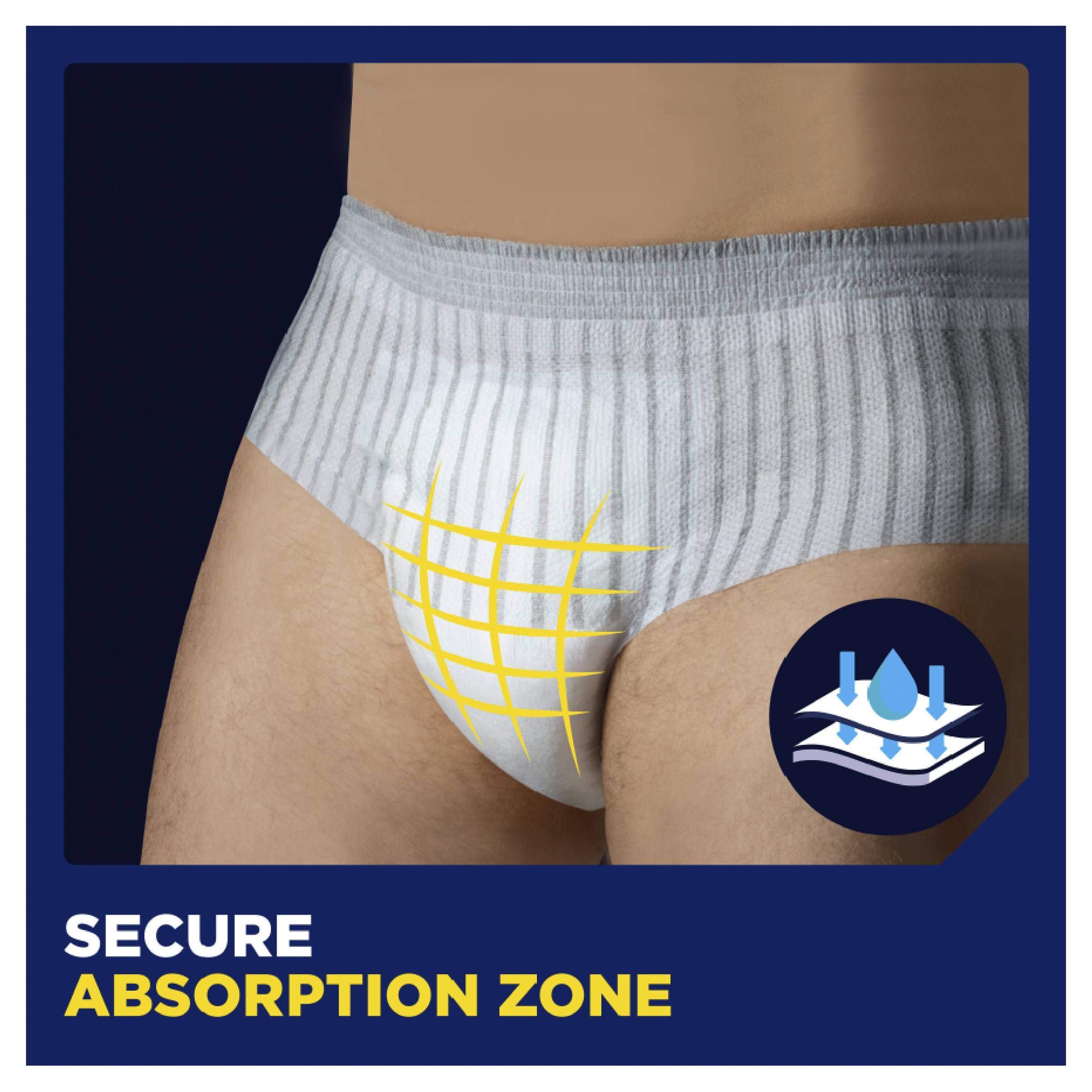 TENA MEN UNDERWEAR PROTECTIVE MAXI 8D MEDIUM/LARGE 8 PACK - Image 7