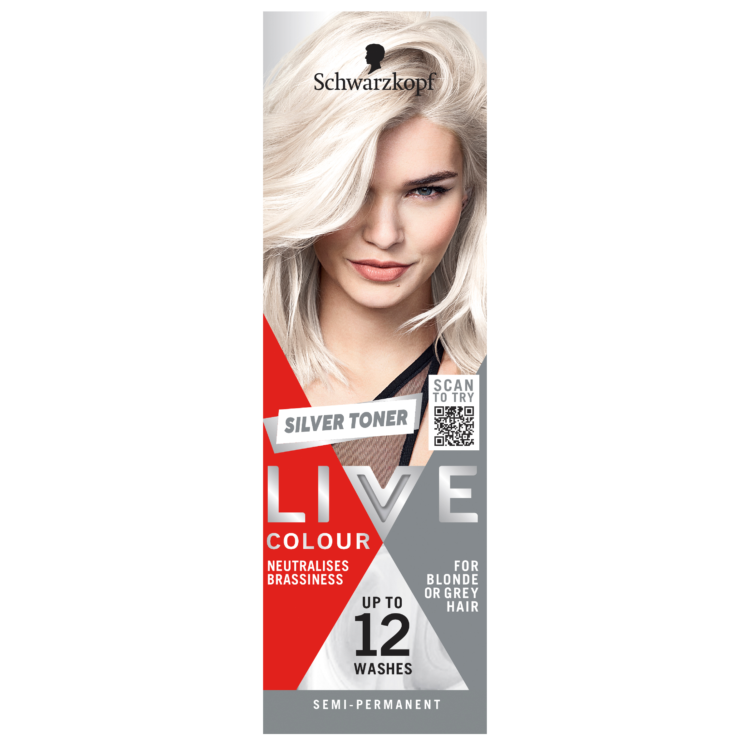 SCHWARZKOPF LIVE COLOUR SILVER TONER 75ML - Image 2