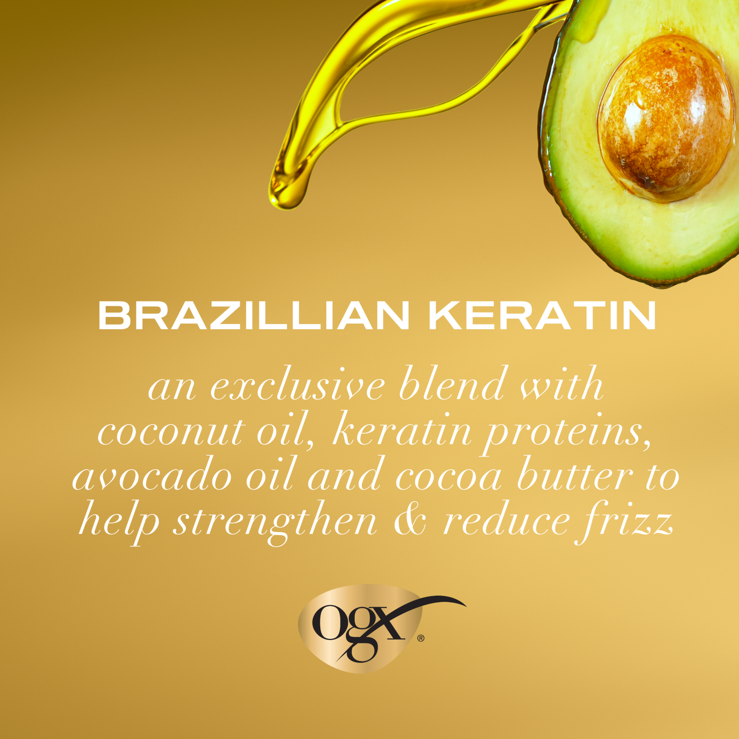 OGX BRAZILIAN KERATIN THERAPY SHAMPOO 385ML - Image 4
