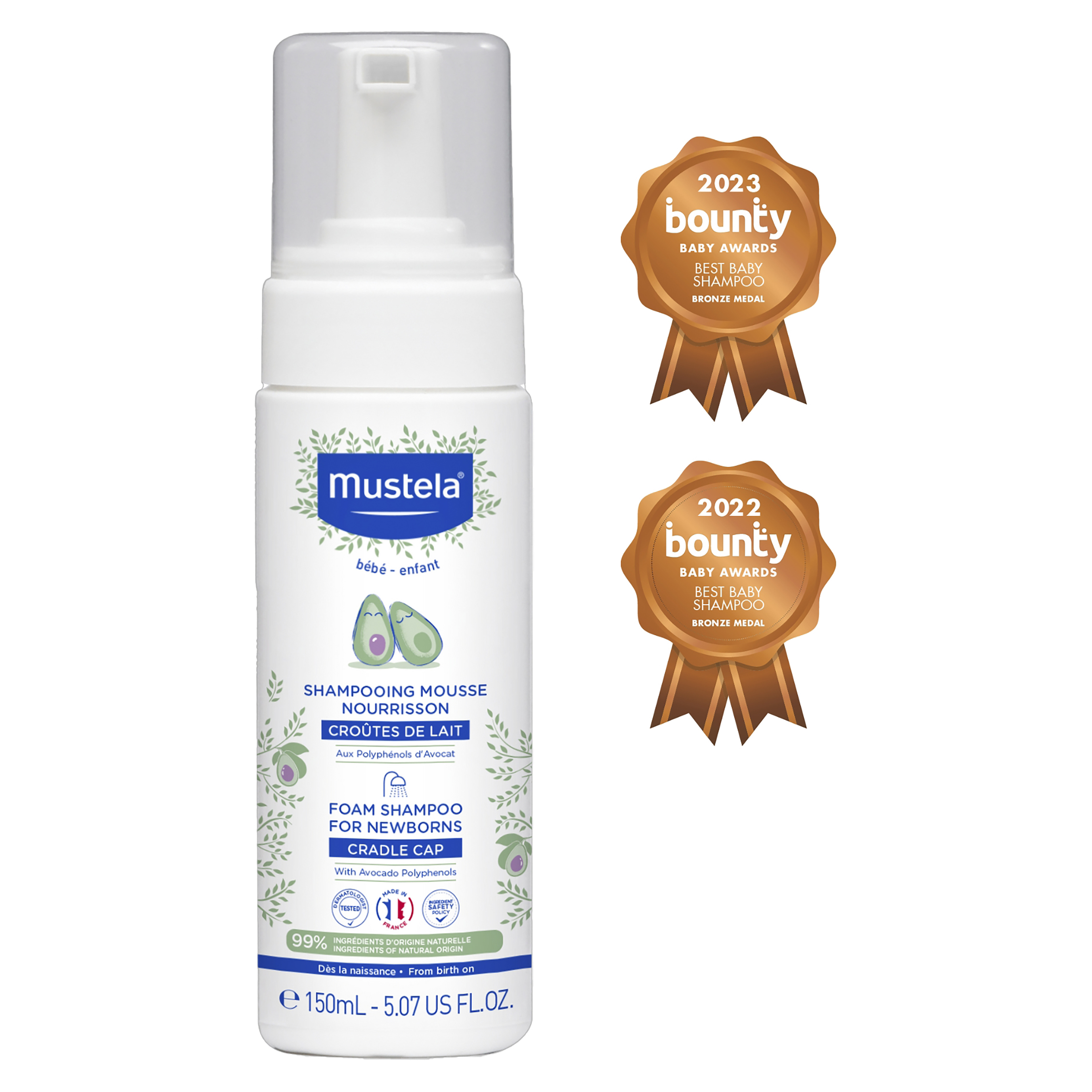 MUSTELA BEBE FOAM SHAMPOO NEWBORNS 150ML - Image 5