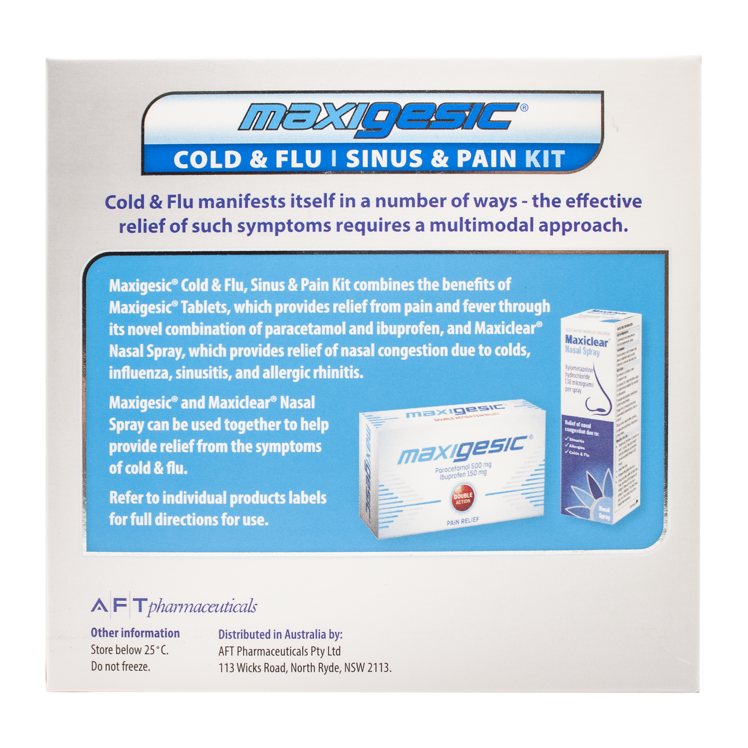 MAXIGESIC COLD & FLU SINUS & PAIN KIT - Image 4