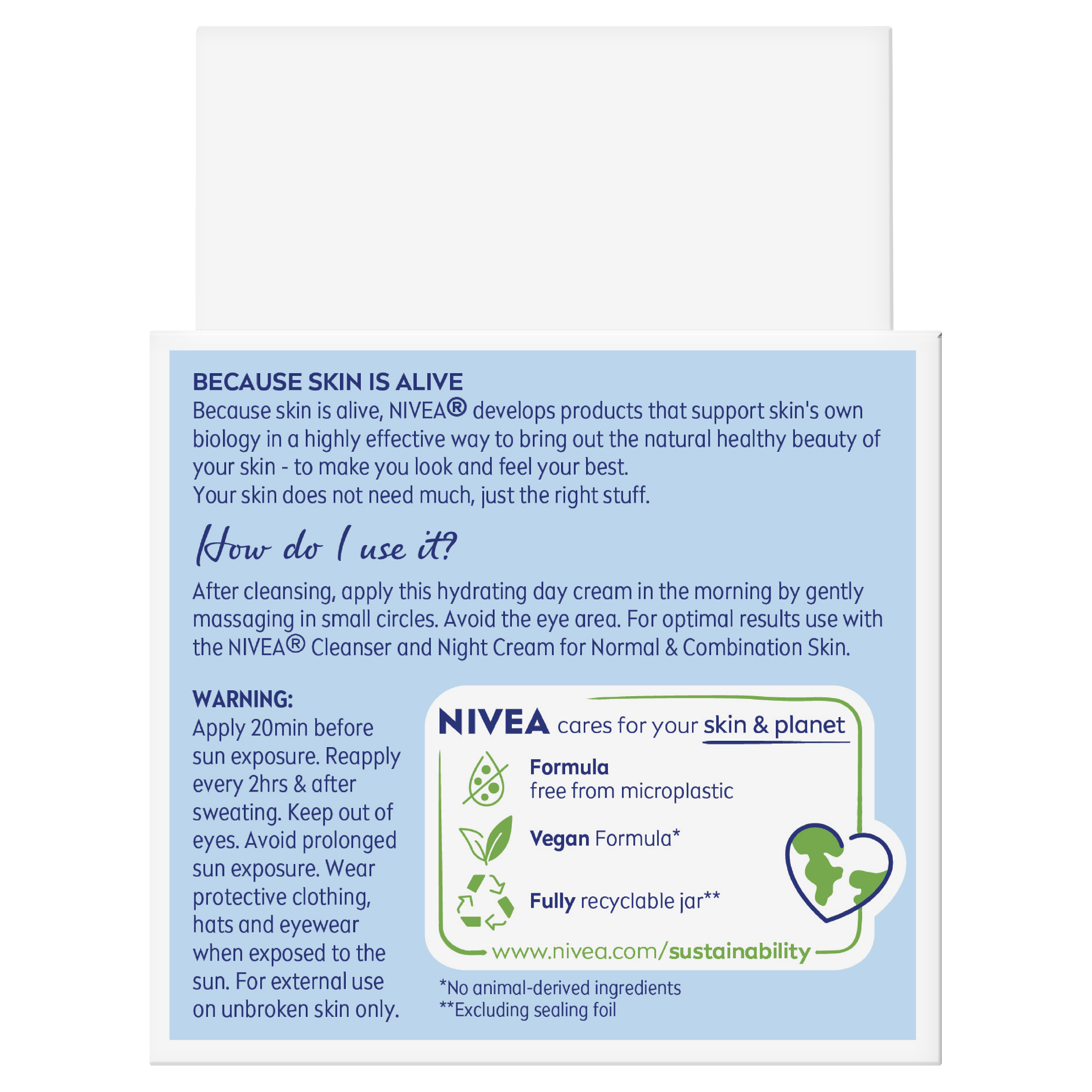 NIVEA DAILY ESSENTIALS REFRESHING DAY CREAM SPF30+ 50ML - Image 2
