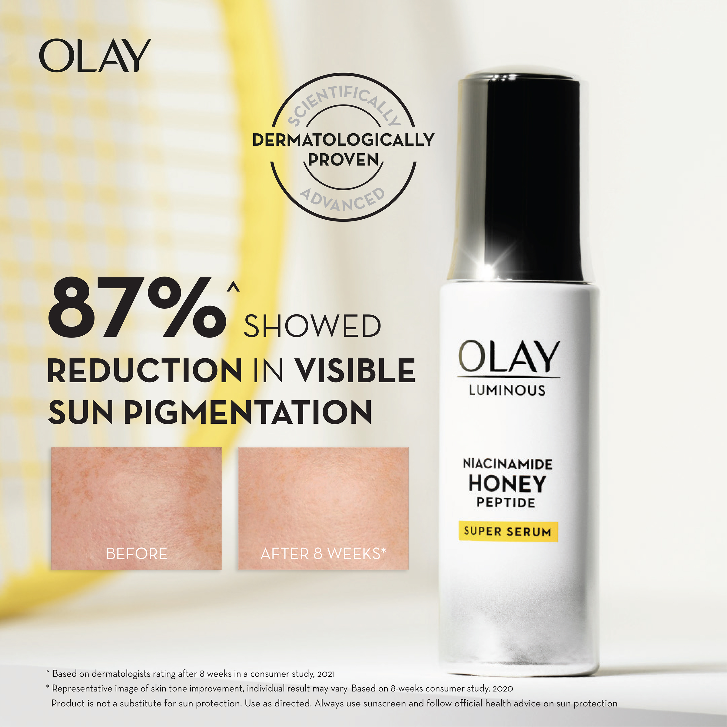 OLAY SERUM NIACINAMIDE HONEY PEPTIDE 30ML - Image 3